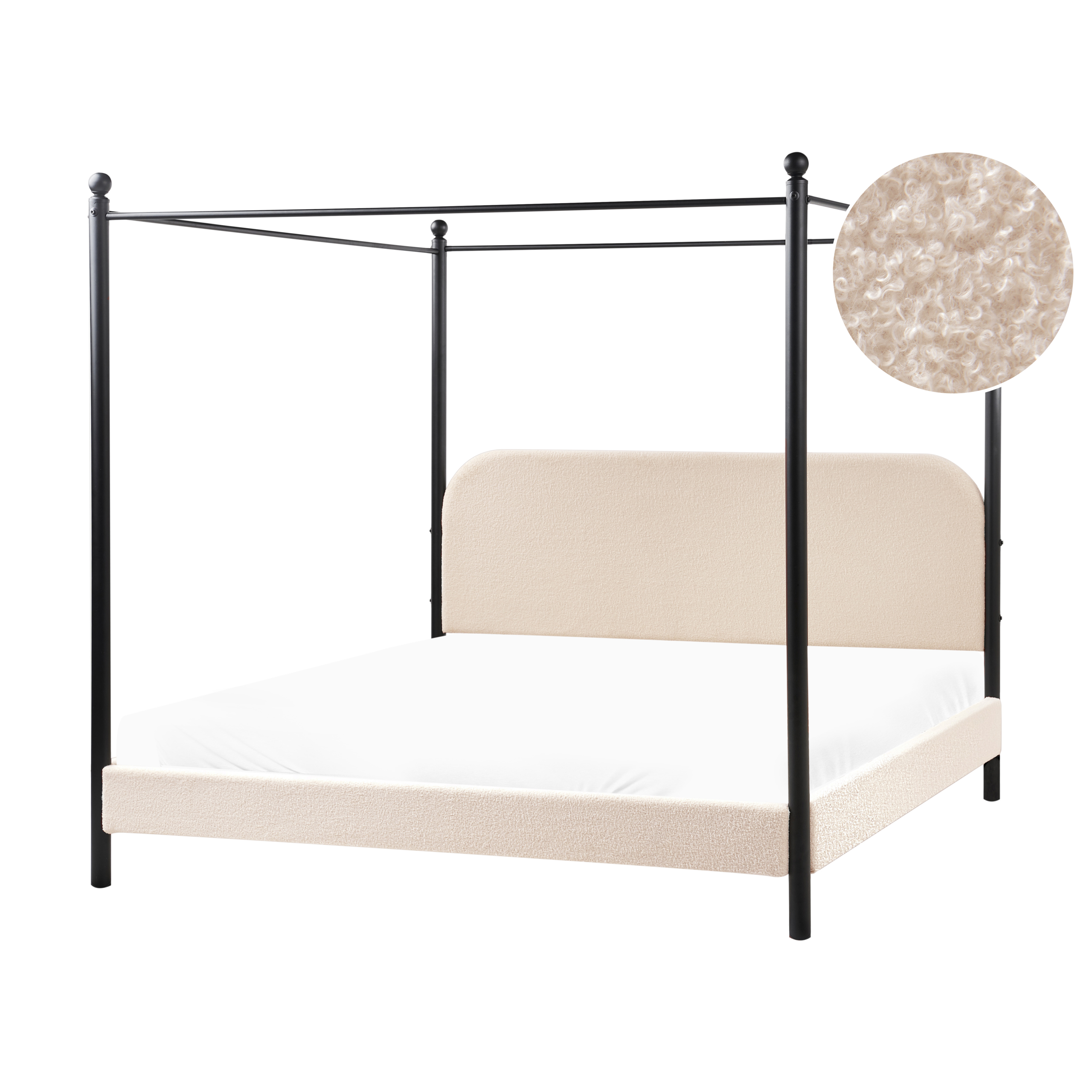 Himmelseng Boucle DANNEMOIS 180 x 200 cm Beige