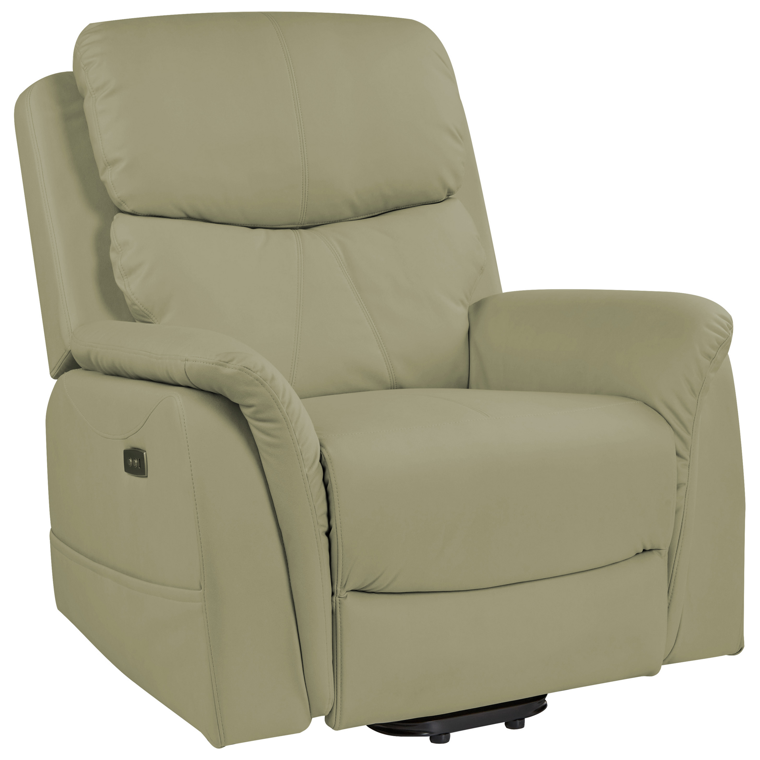 Elektrisk recliner stol GLORIE massagefunktion Grøn