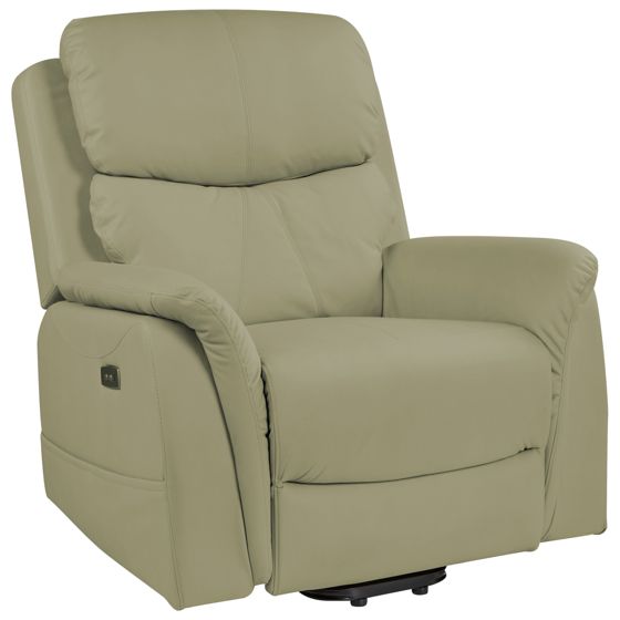 Elektrisk recliner stol GLORIE massagefunktion Grøn