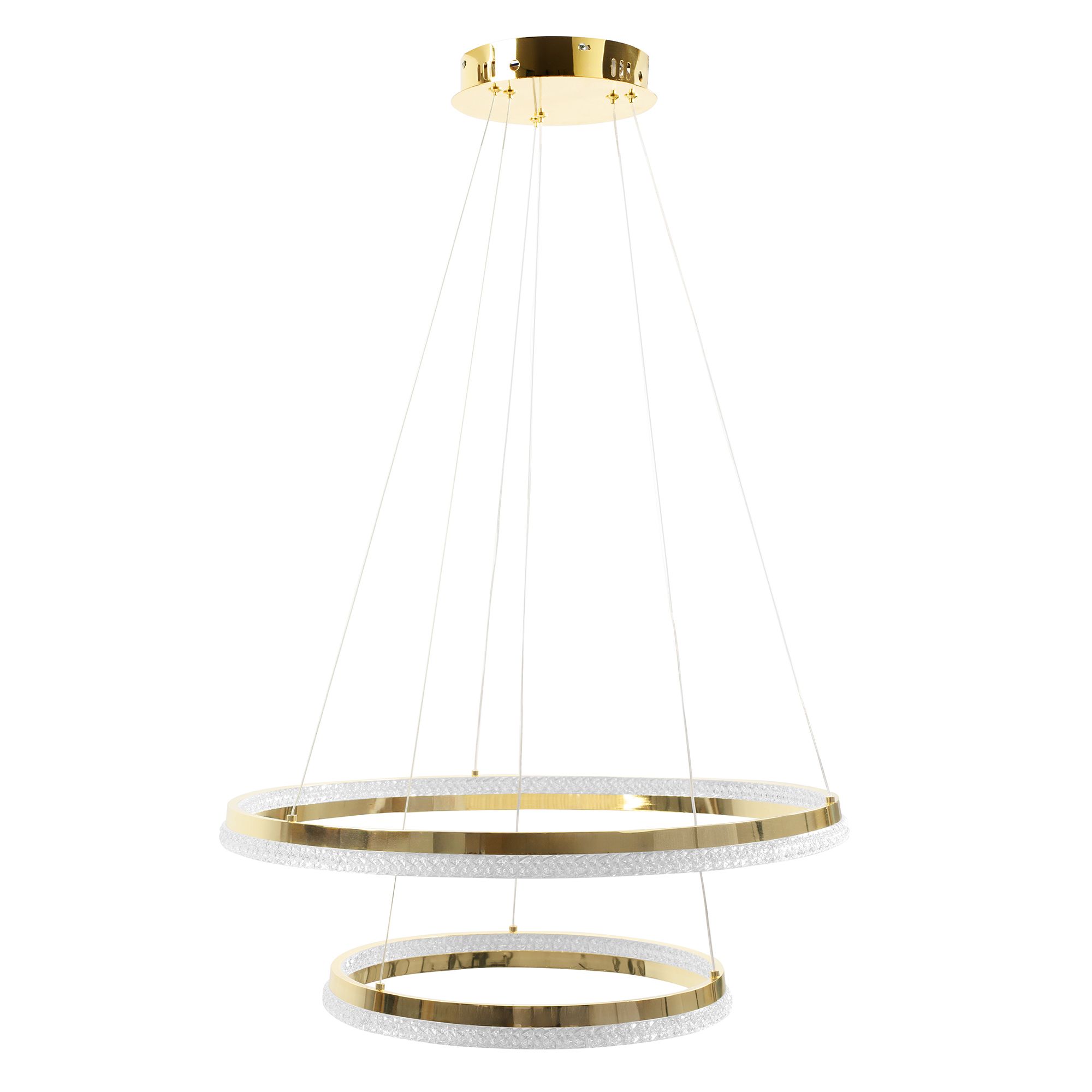 TOOLIGHT hængende loftlampe LHJ043-CP2 LED Guld 60x60x30cm