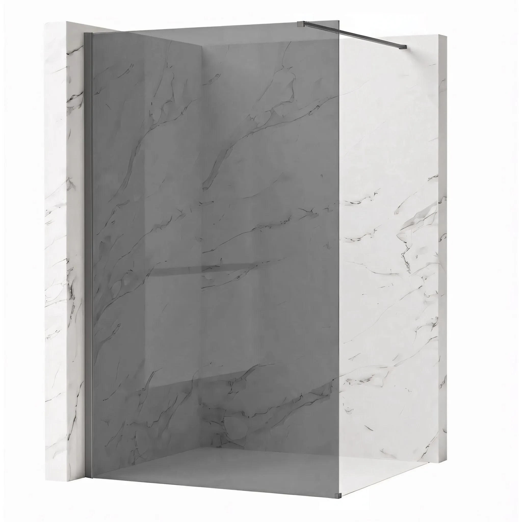 REA brusevæg Flexi Grey 100 Titan, 120x100x195cm