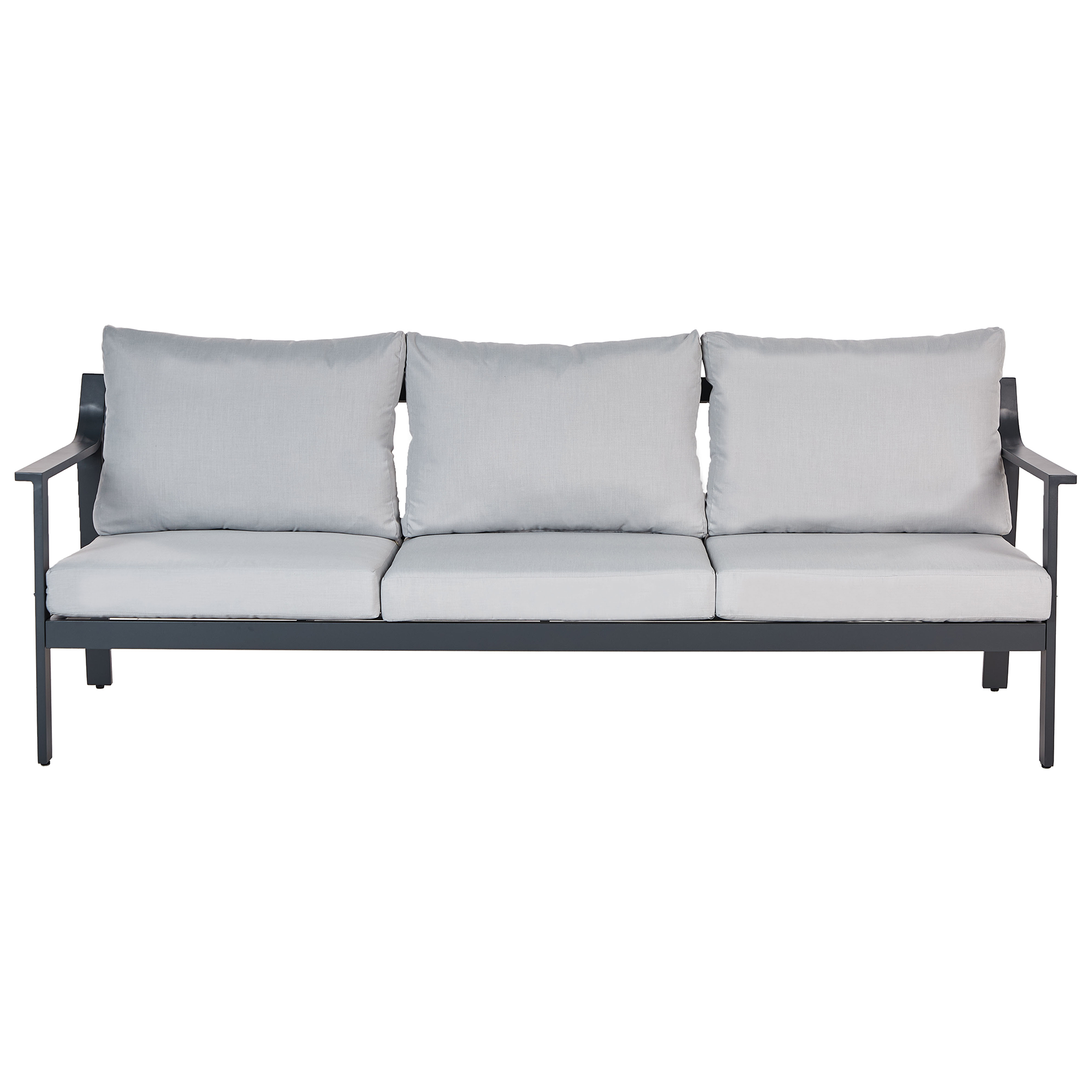 Havesofa 3 personers KIATO Metal Lysegrå