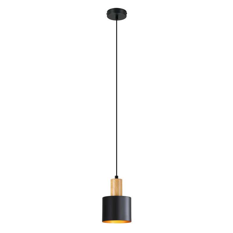 NETTLIFE Vintage Hængende Sort E27, Justerbar Loftlampe til Spisestue