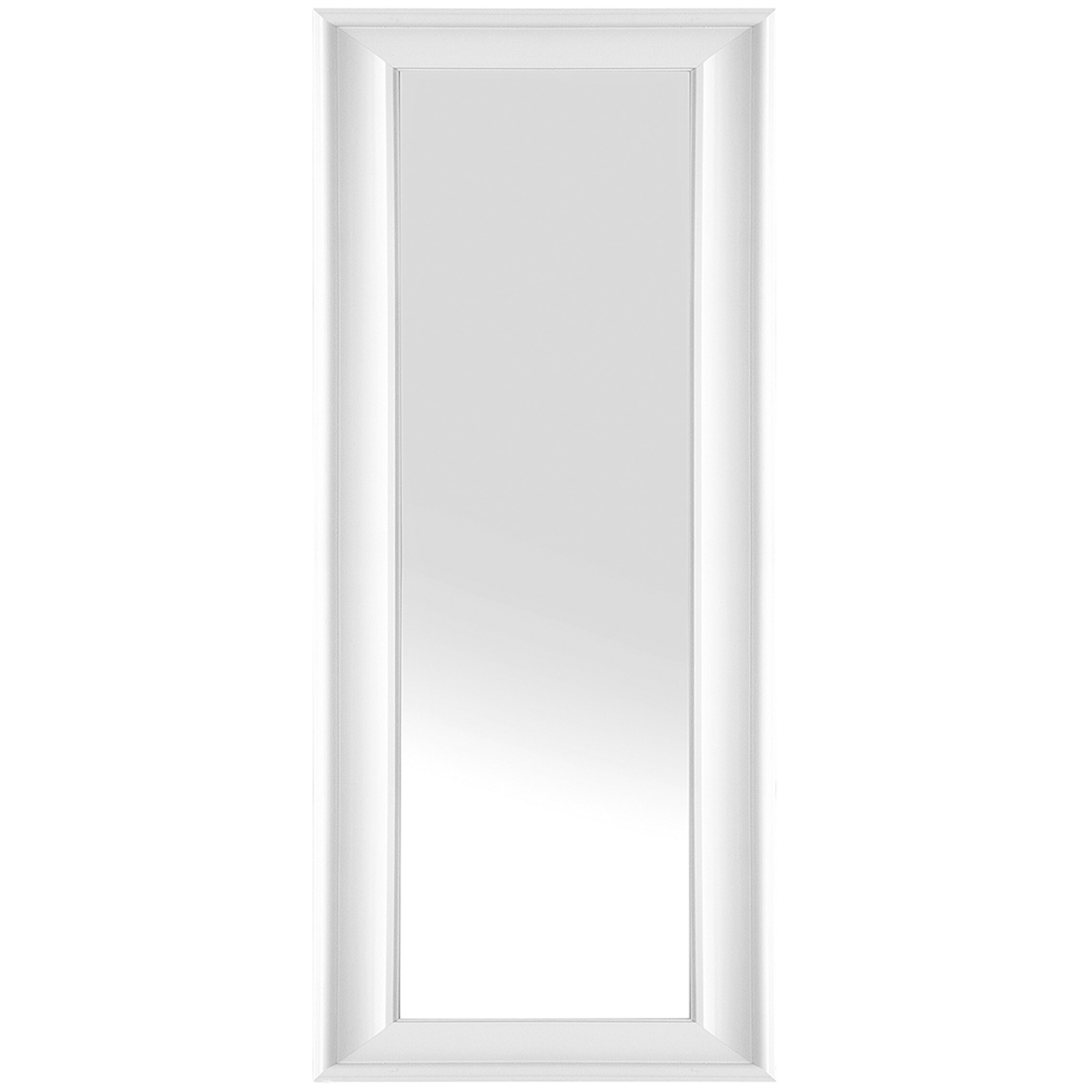 Vægspejl LUNEL 51 cm 141 cm Hvid