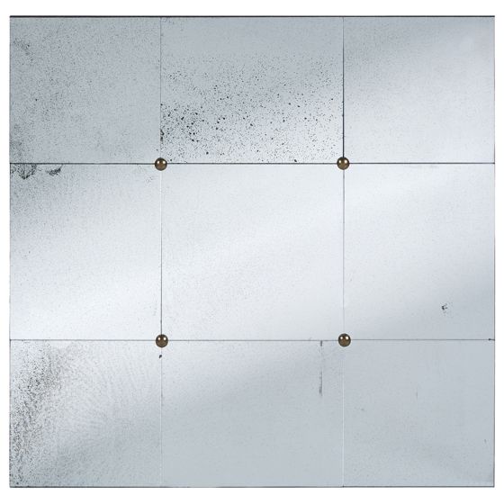 Vægspejl RIMONT 80 cm 80 cm Glas Sort