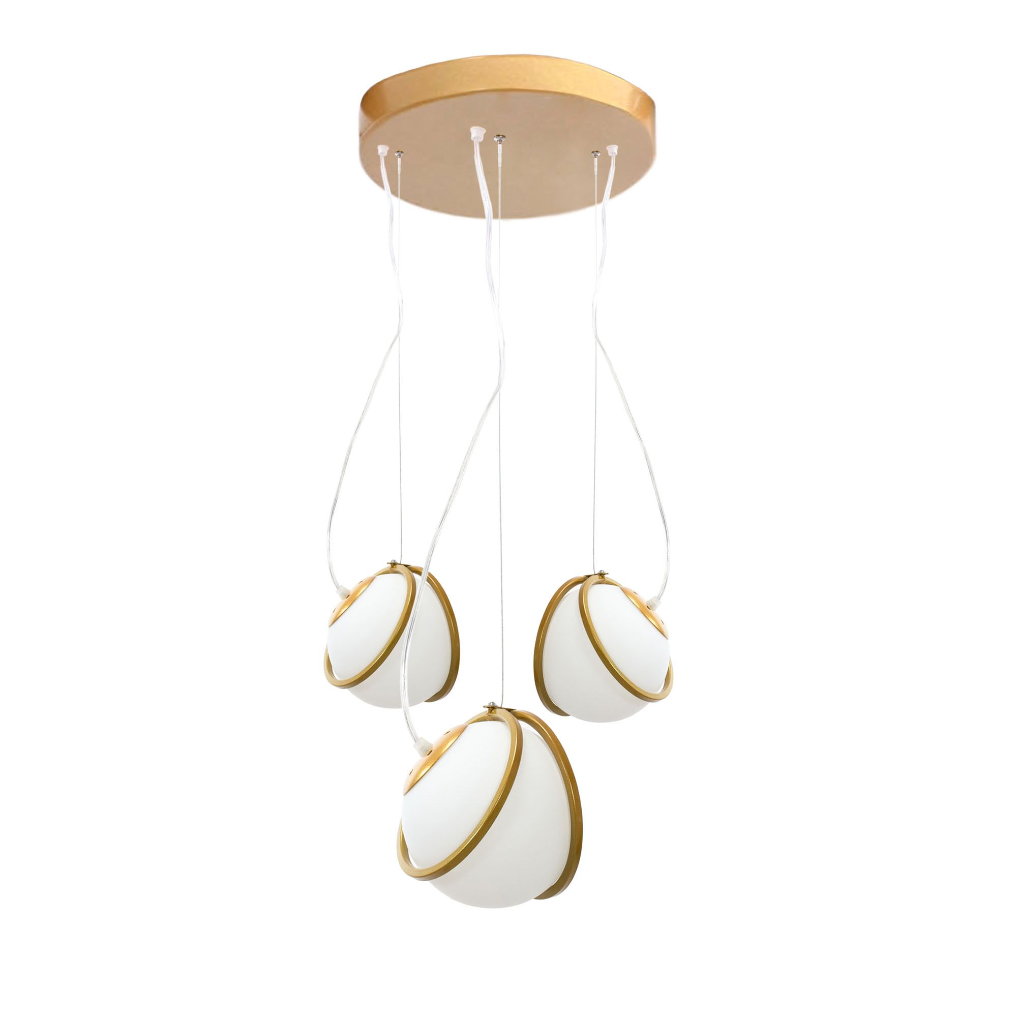 TOOLIGHT hængende loftlampe APP1090-3CP Guld 23x14x16cm