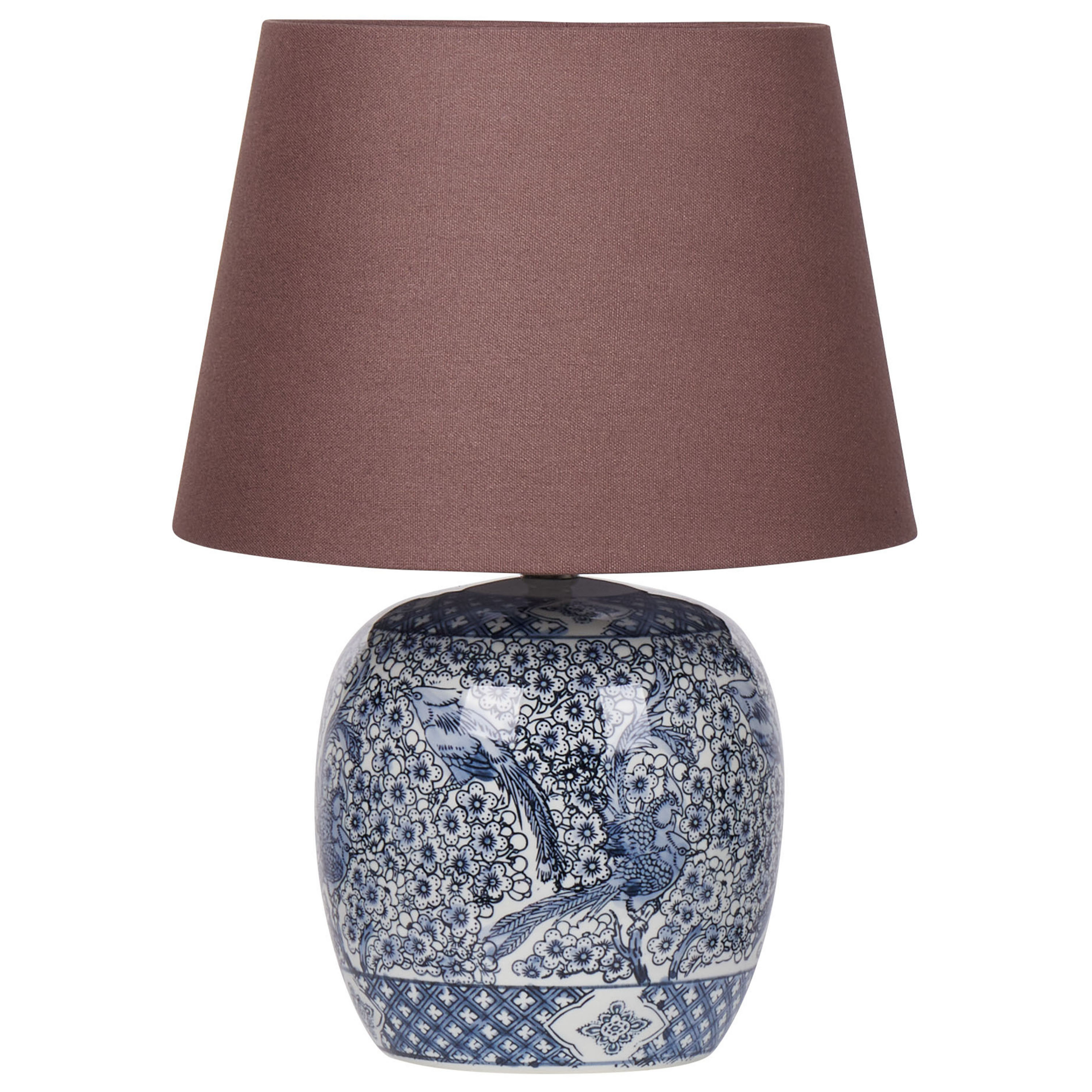 Bordlampe NEIRA Porcelæn Brun
