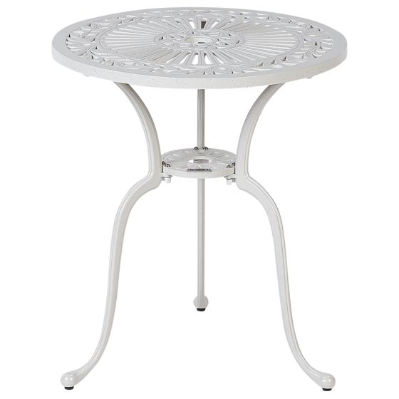 Bistro bord DASCIO 61 cm 61 cm Metal Cremehvid