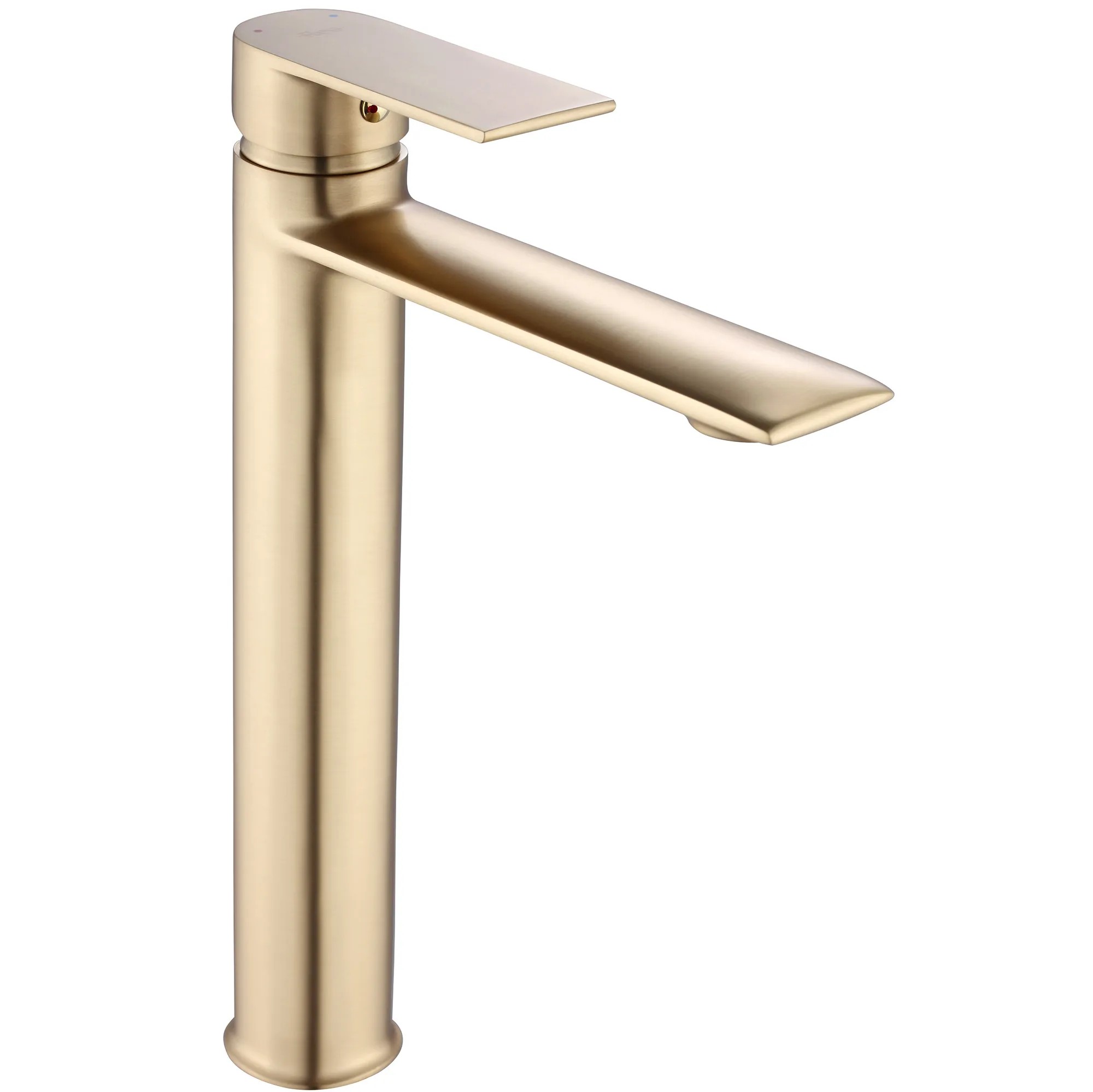 REA håndvaskarmatur Veneta Høj Børstet guld, 17,7x4,2x29,5cm
