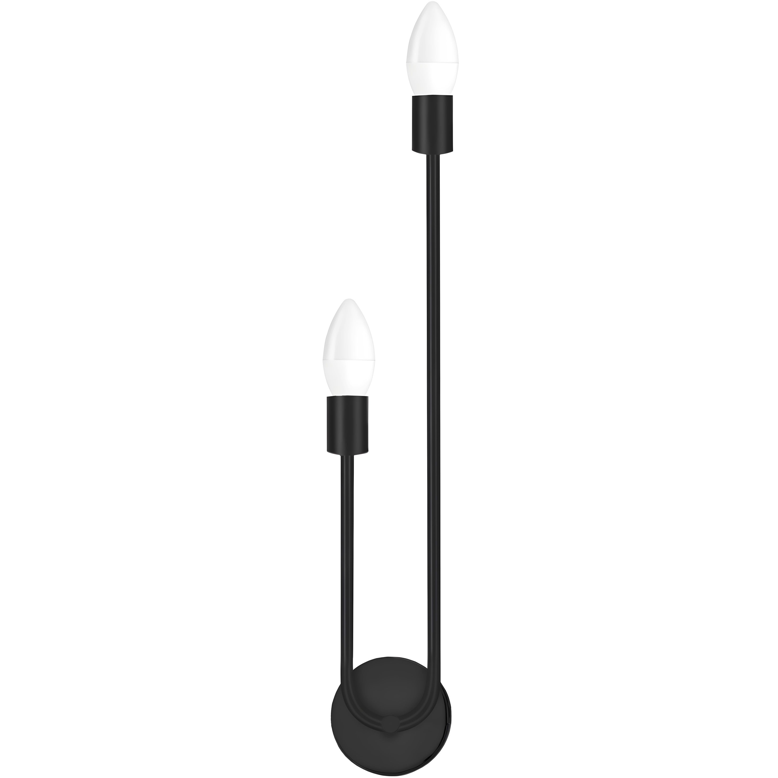 TOOLIGHT væglampe APP1147-2W Sort 4,5x10x51,5cm