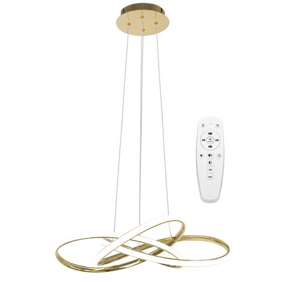 TOOLIGHT hængende loftlampe LED APP815-CP NODE Guld 13x60x70cm