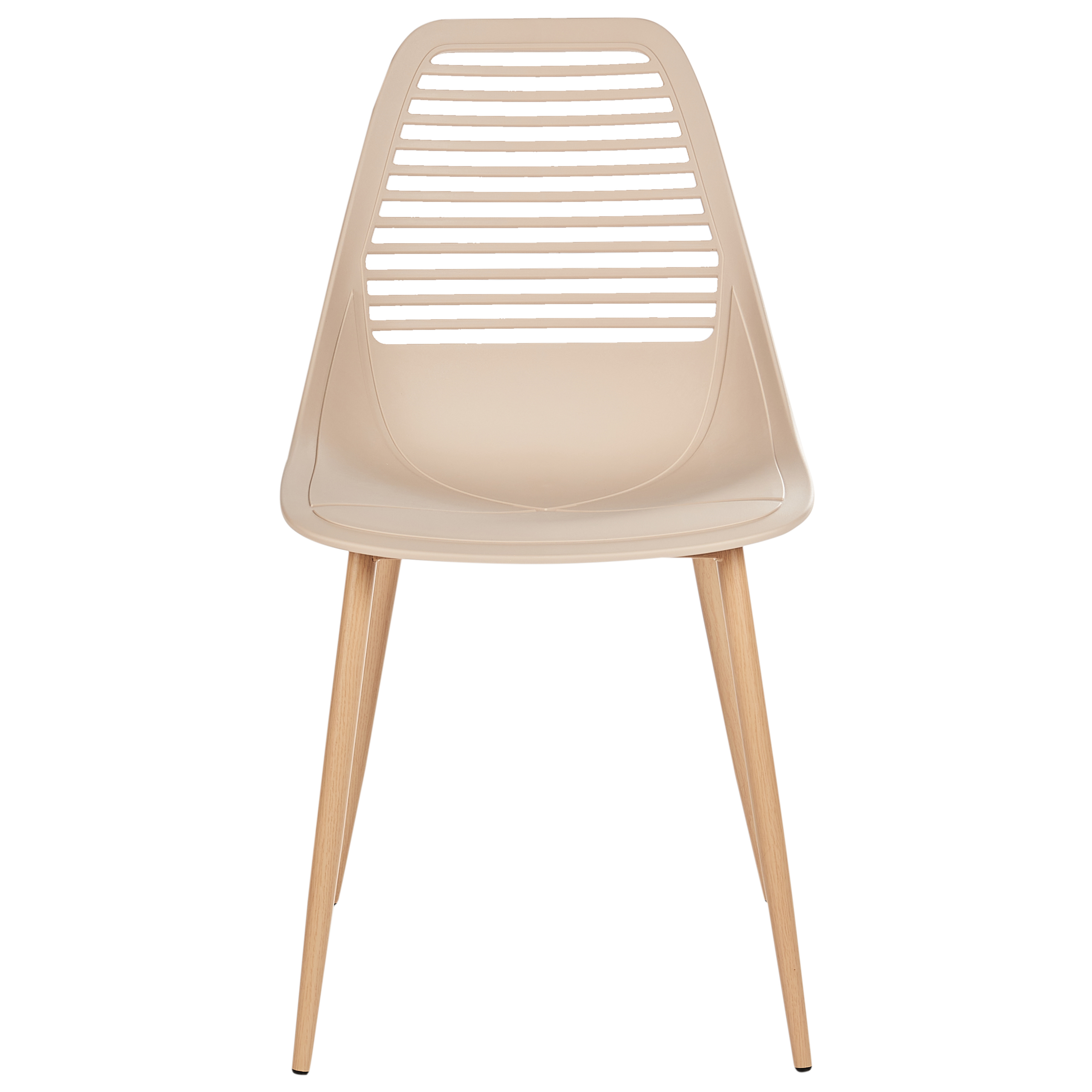 Sæt med 4 spisebordsstole MONTELLO Beige