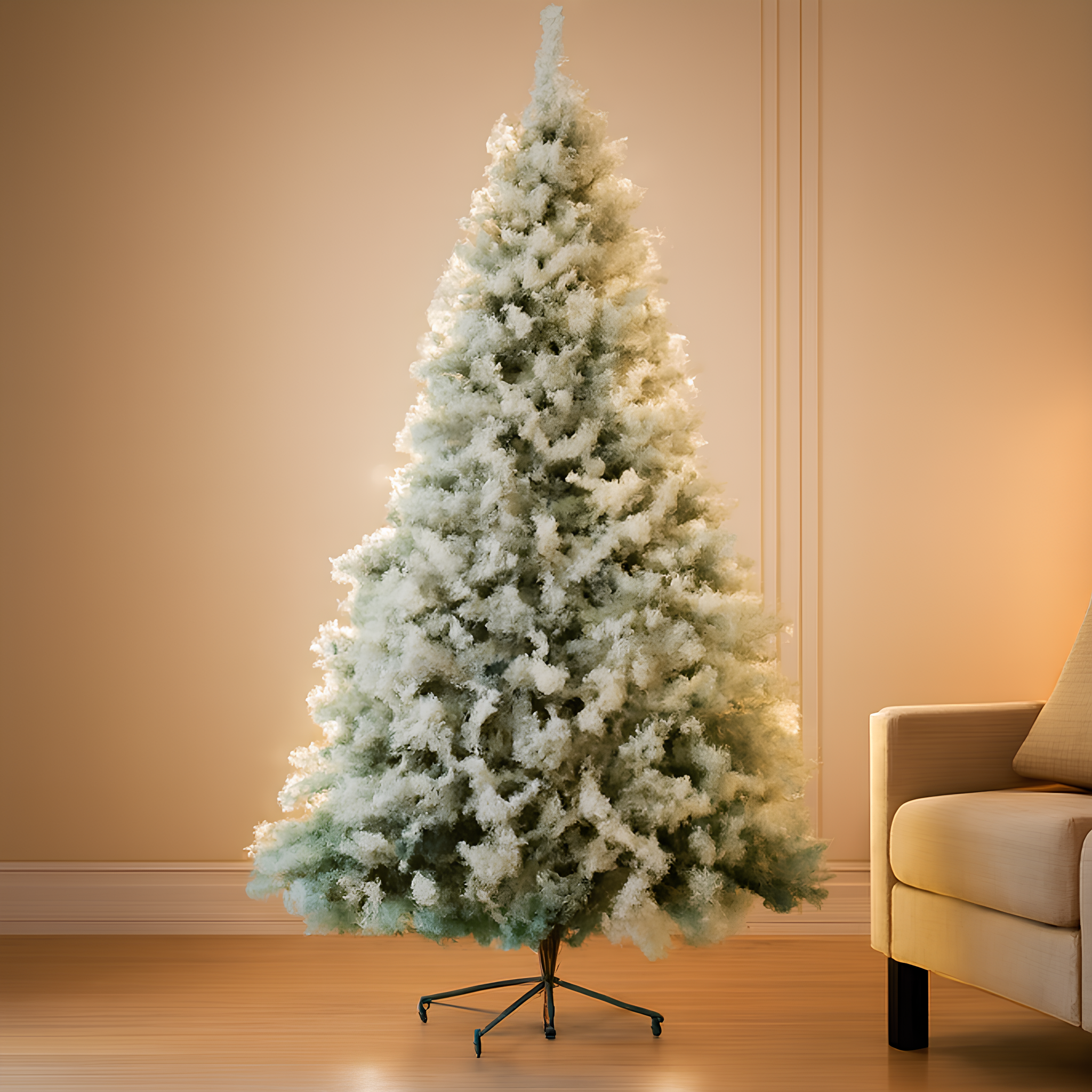 Juletræ NETTLIFE 210 cm sølv