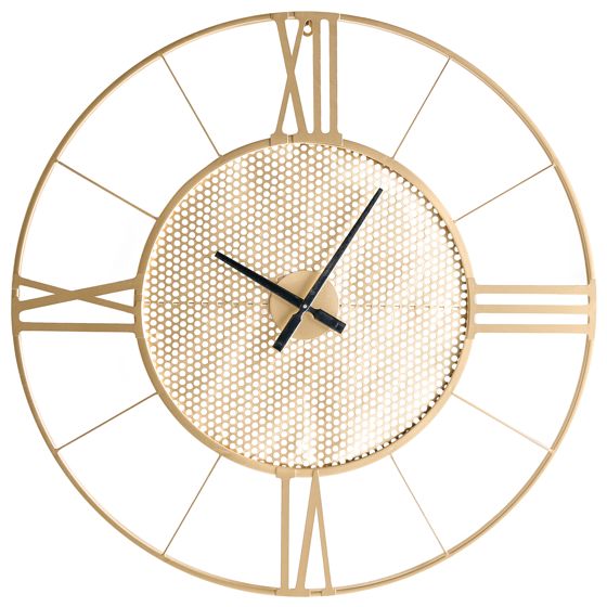 Vægur BLAMERE 80 cm Metal Guld