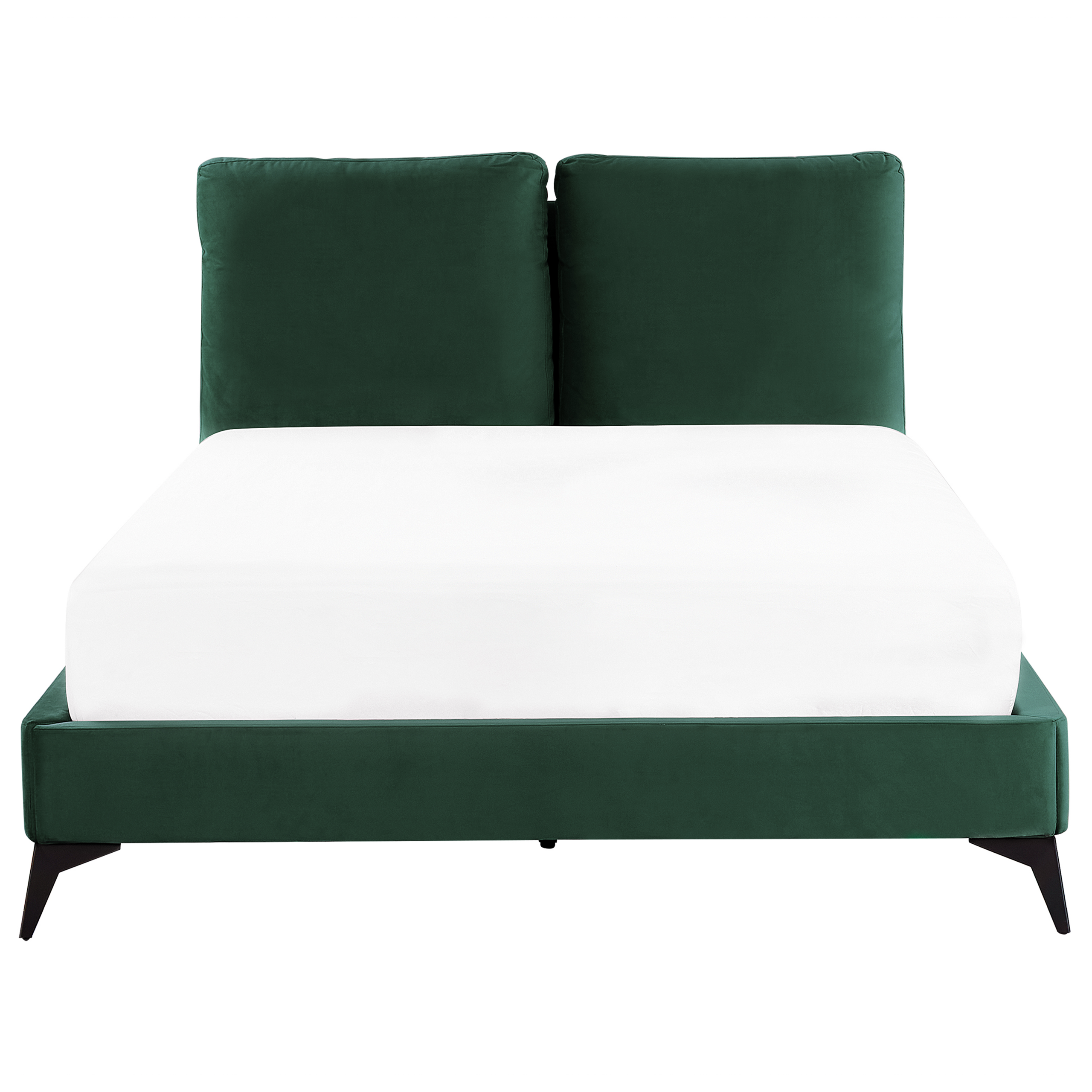 Seng Velour MELLE 140 x 200 cm Smaragdgrøn