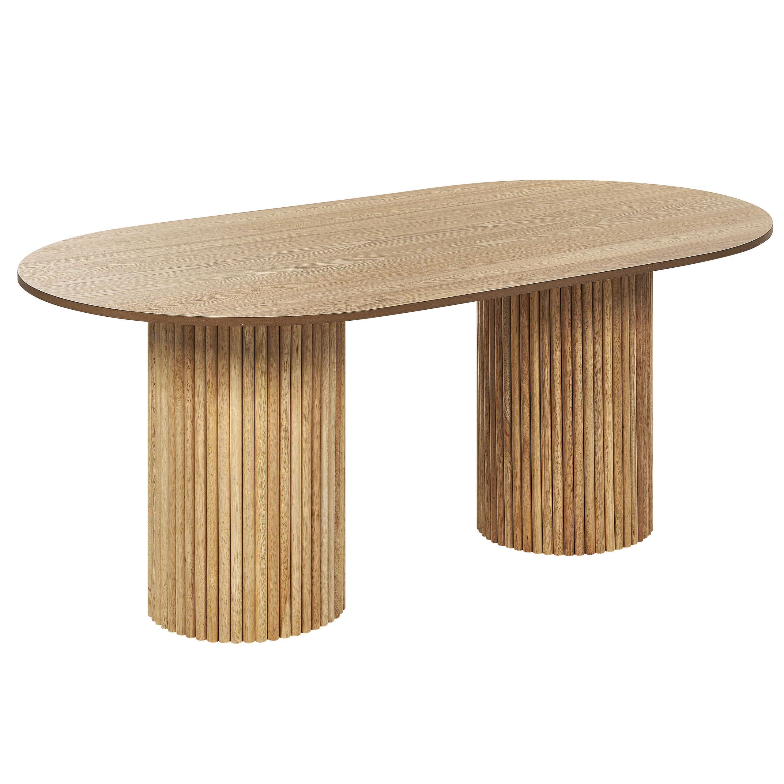 Spisebord SHERIDAN Naturlig ask 180 cm 100 cm