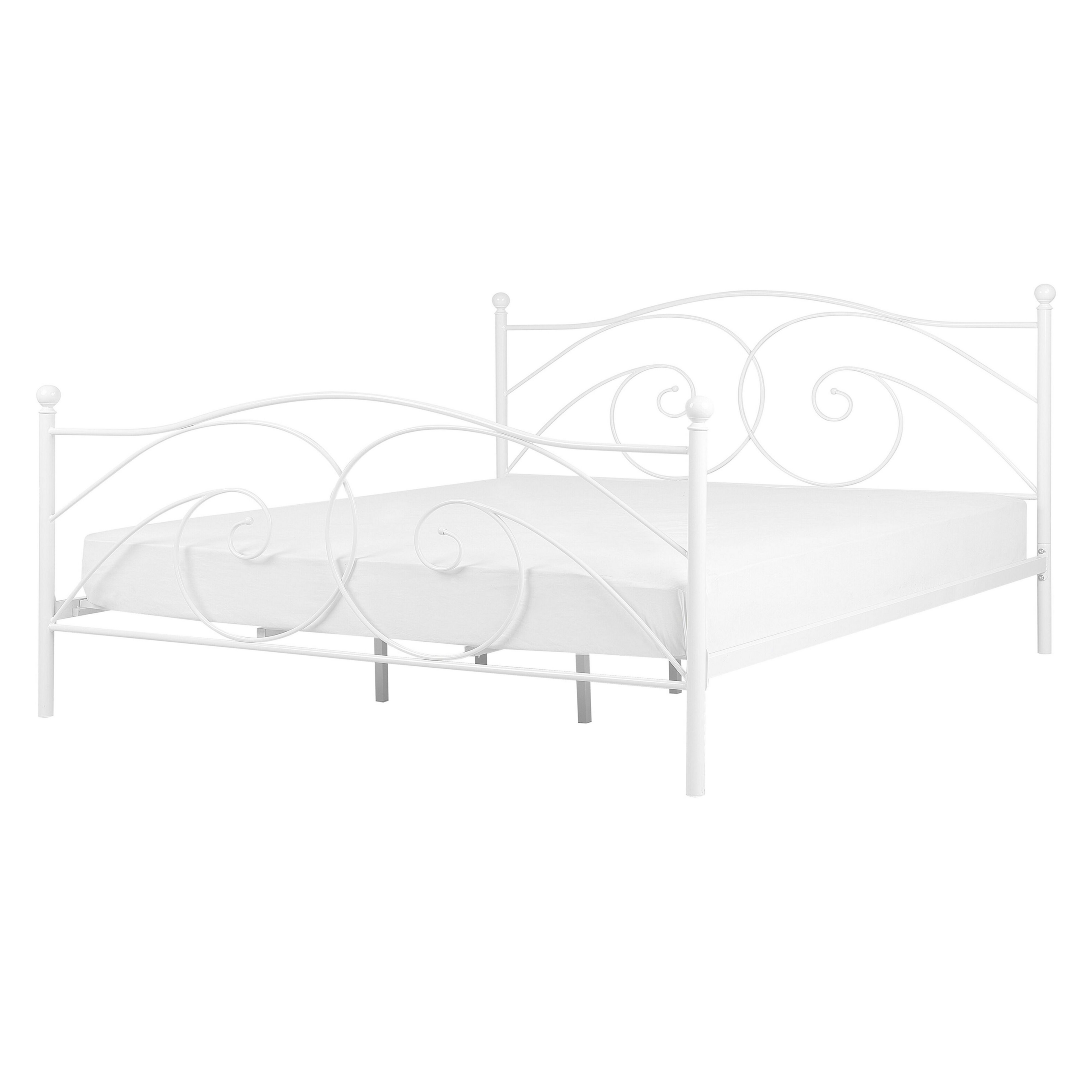 Seng Metal DINARD 140 x 200 cm Hvid