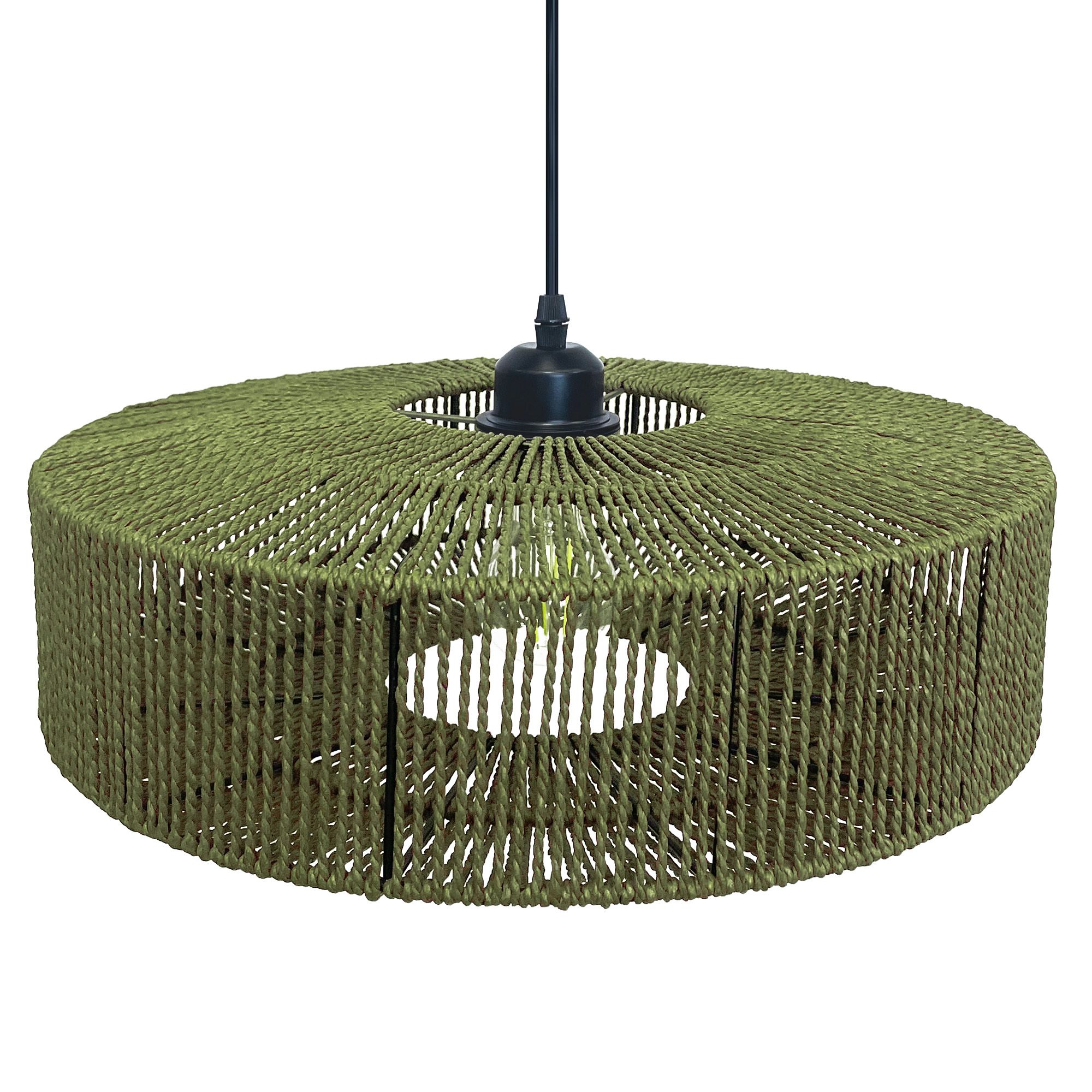 TOOLIGHT hængende loftlampe APP1296-1CP Grøn 40x40x103cm
