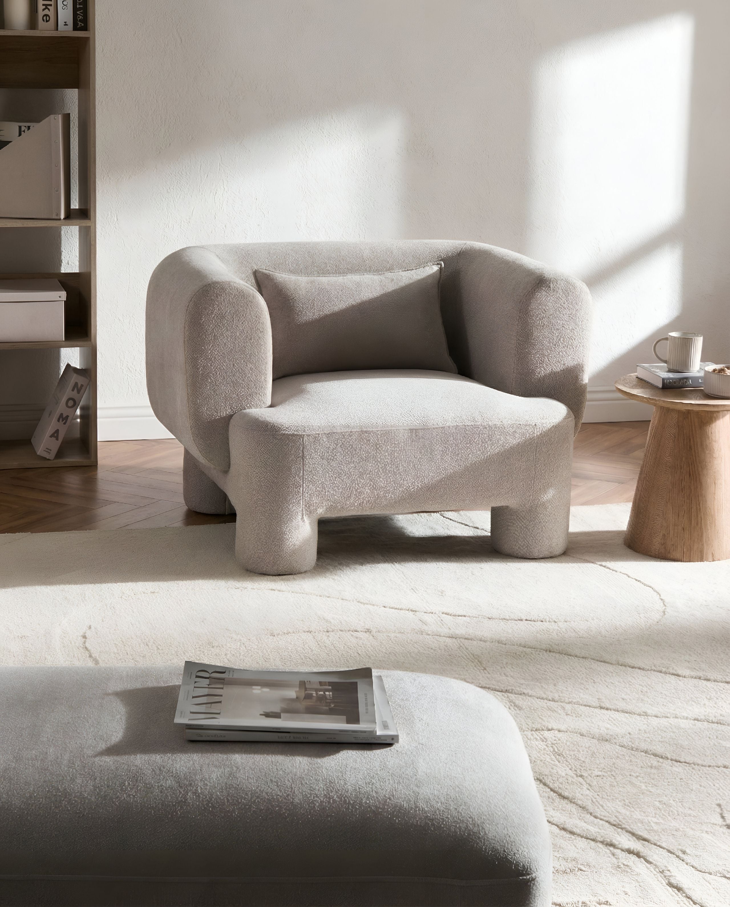 Lænestol HOGBO Beige