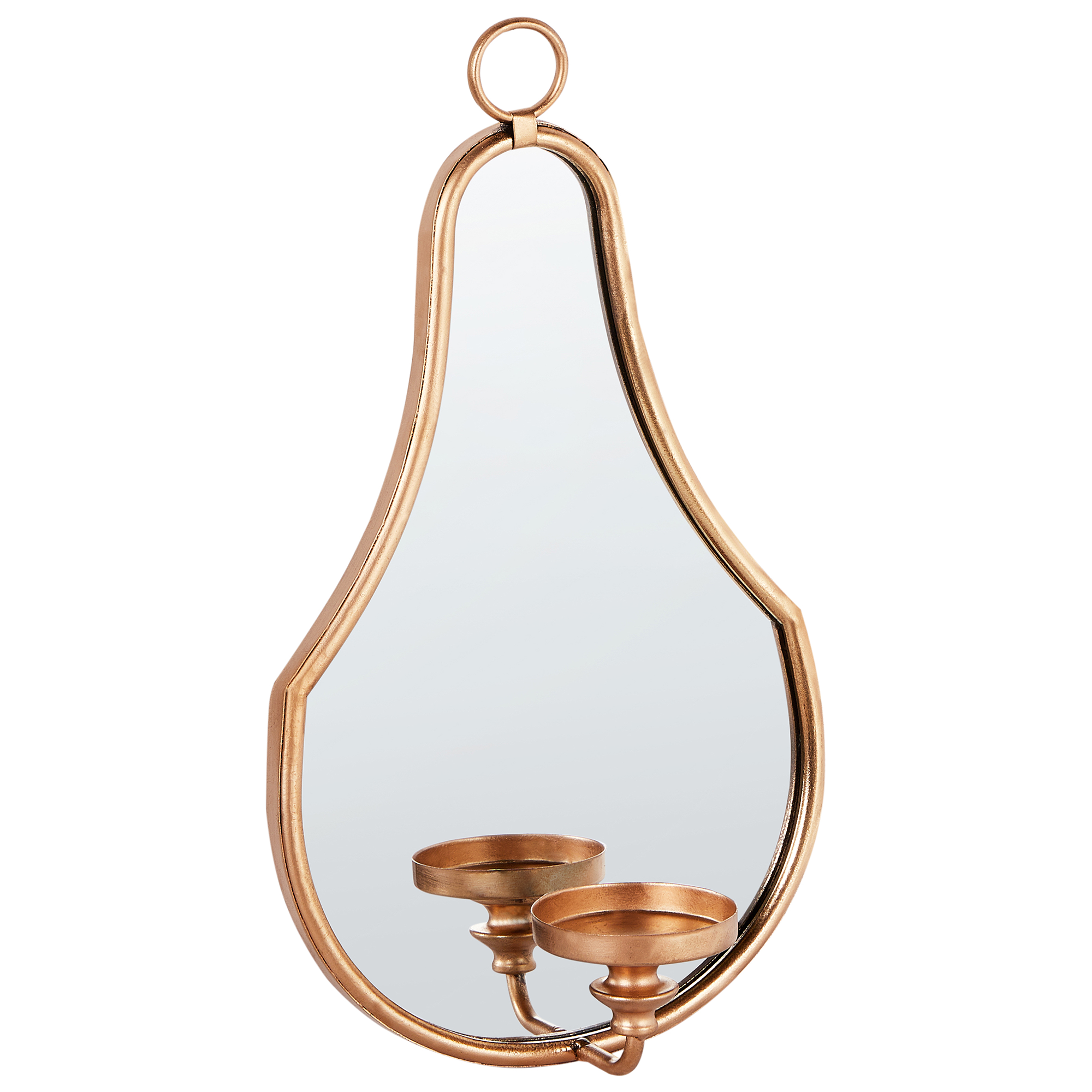 Væglysestage BAZARNES 45 cm Metal Guld
