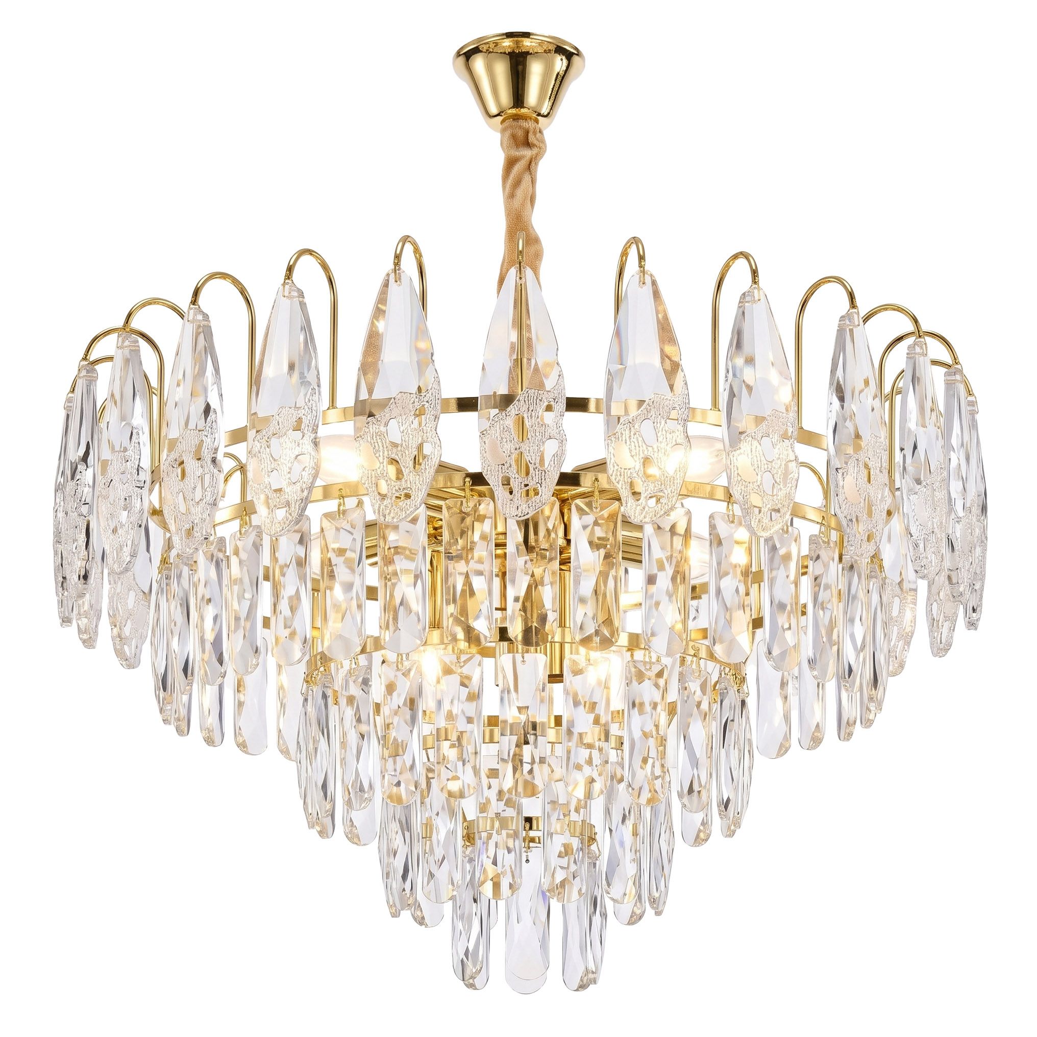 TOOLIGHT hængende loftlampe SWE080-CP 50cm Guld 50x50x79,5cm