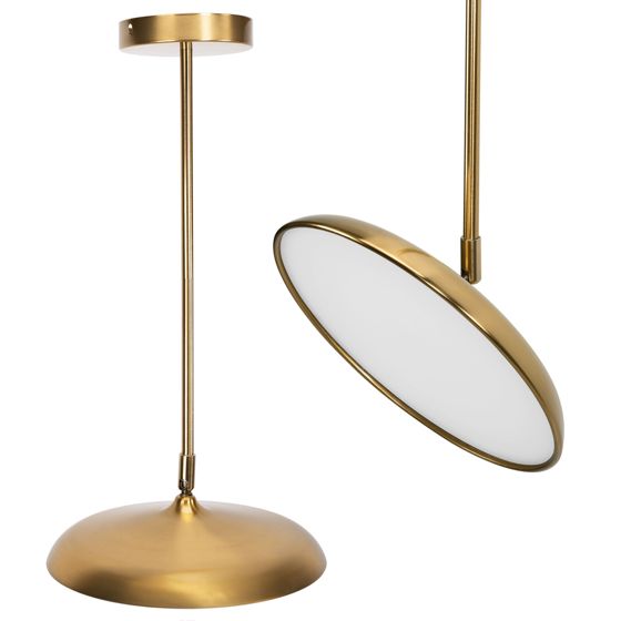 TOOLIGHT hængende loftlampe LED APP1281-CP Guld 25x25x63cm