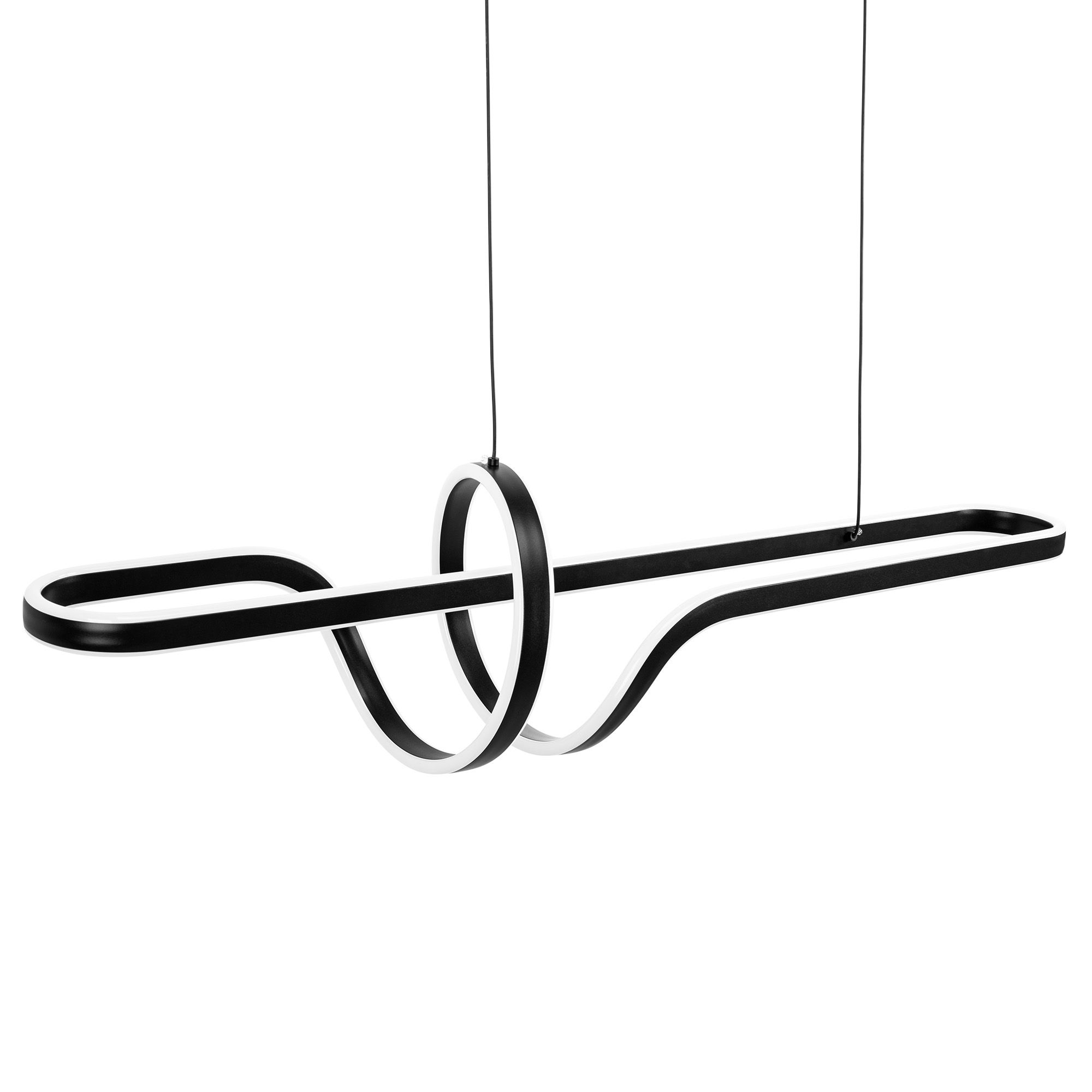 TOOLIGHT hængende loftlampe LED G038-CP Sort 98x98x24cm