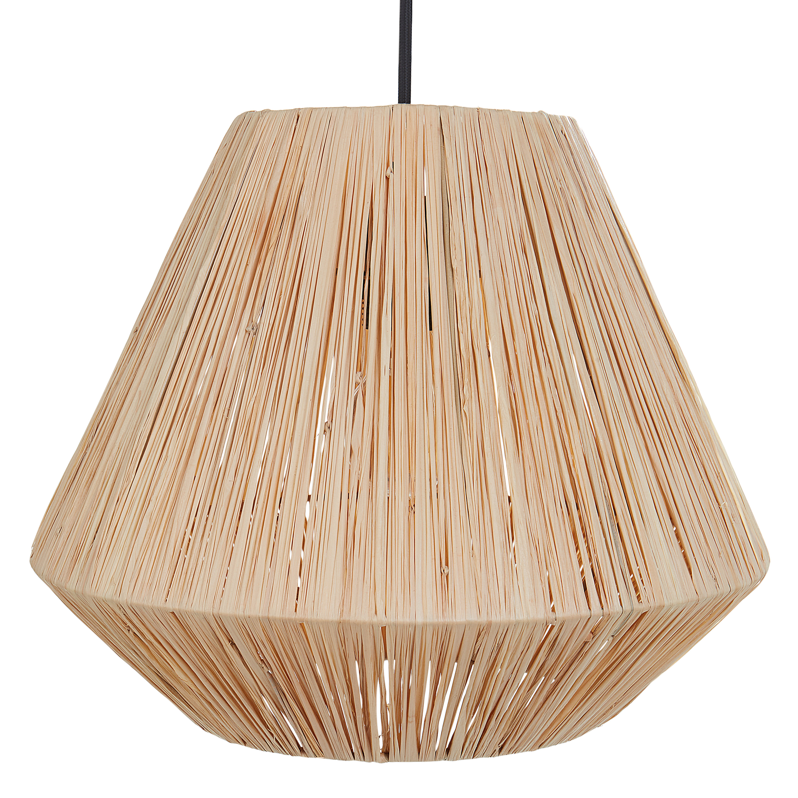 Loftlampe DAMIT Flet Naturlig