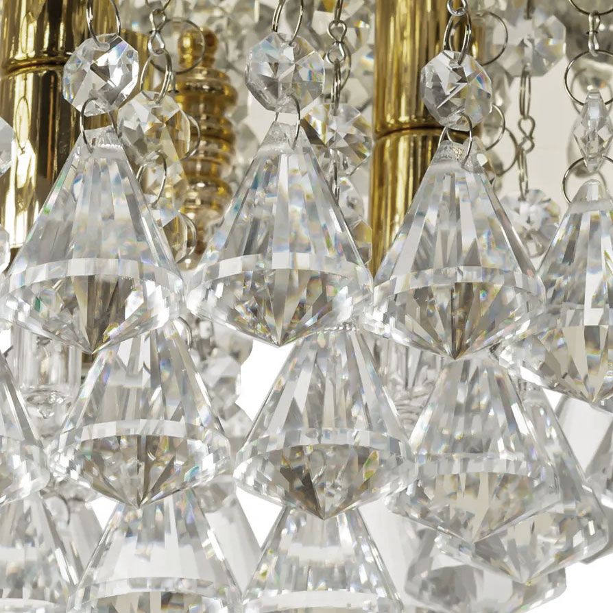 TOOLIGHT hængende loftlampe APP1655-3CP Guld 30x30x23cm