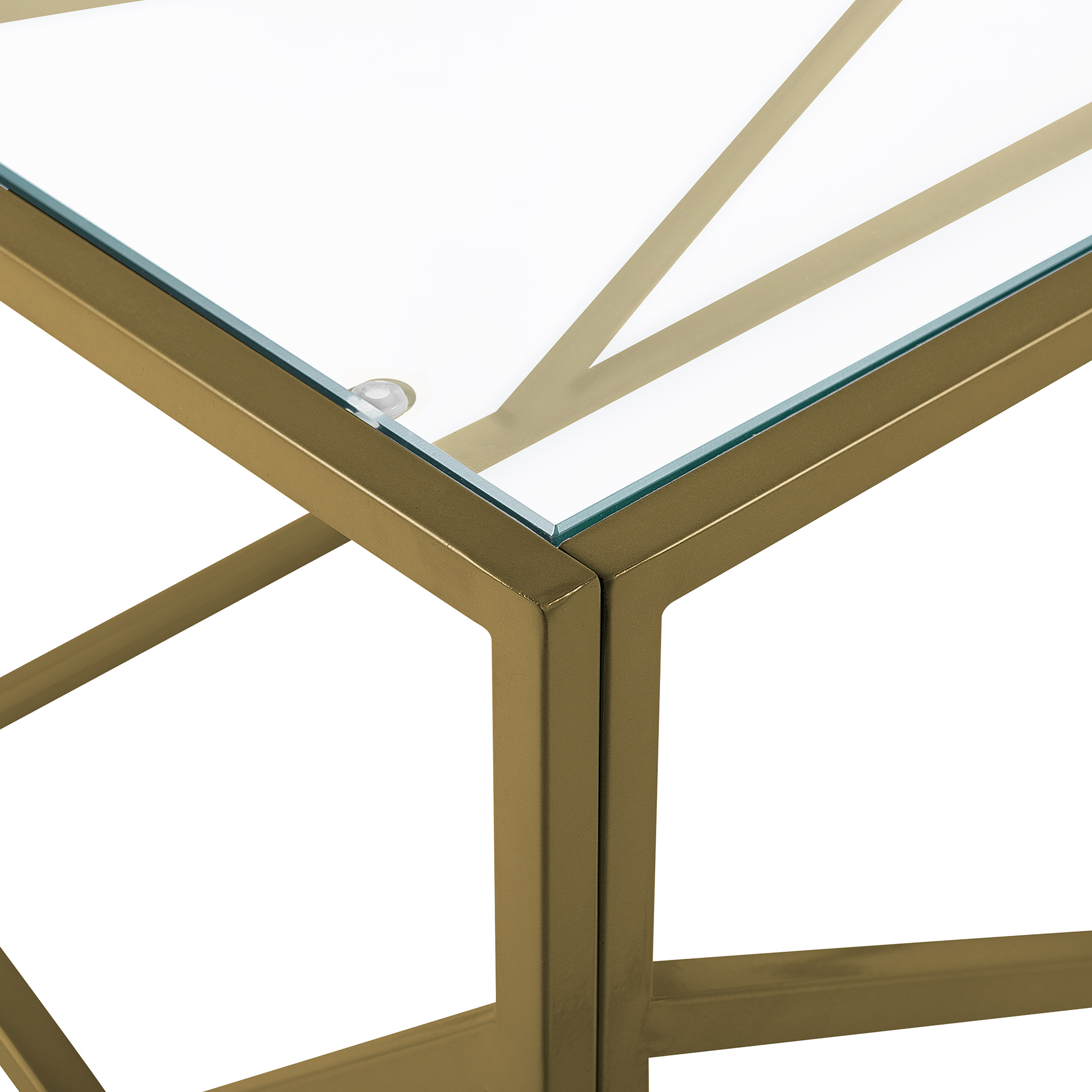 Sofabord ORLAND Glas Guld
