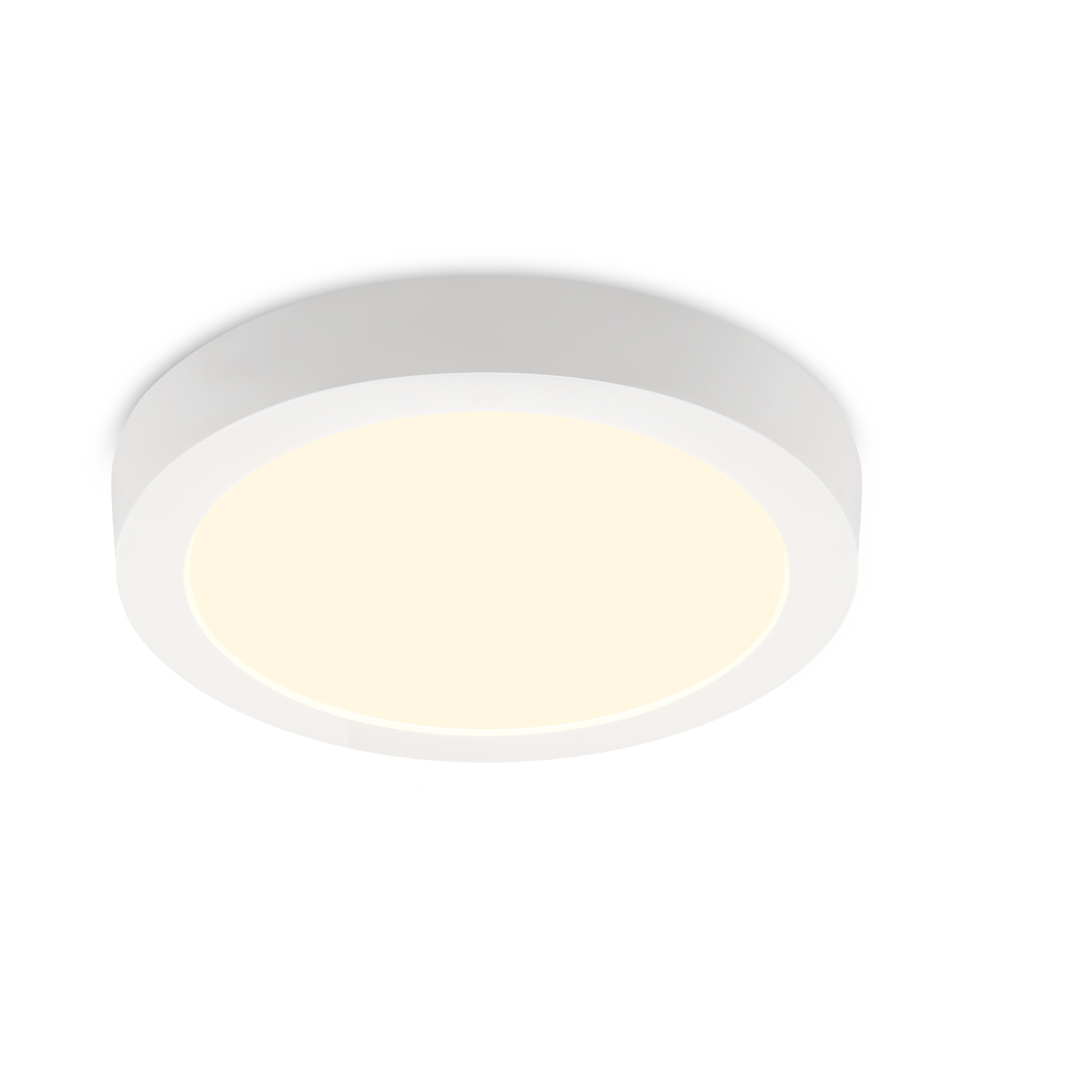 NETTLIFE moderne, rund, LED loftslampe Hvid, entrelampe, 3000K, 18W, IP44 Vandtæt Til køkken