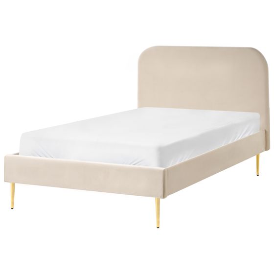 Seng Velour FLAYAT 120 x 200 cm Lys Beige