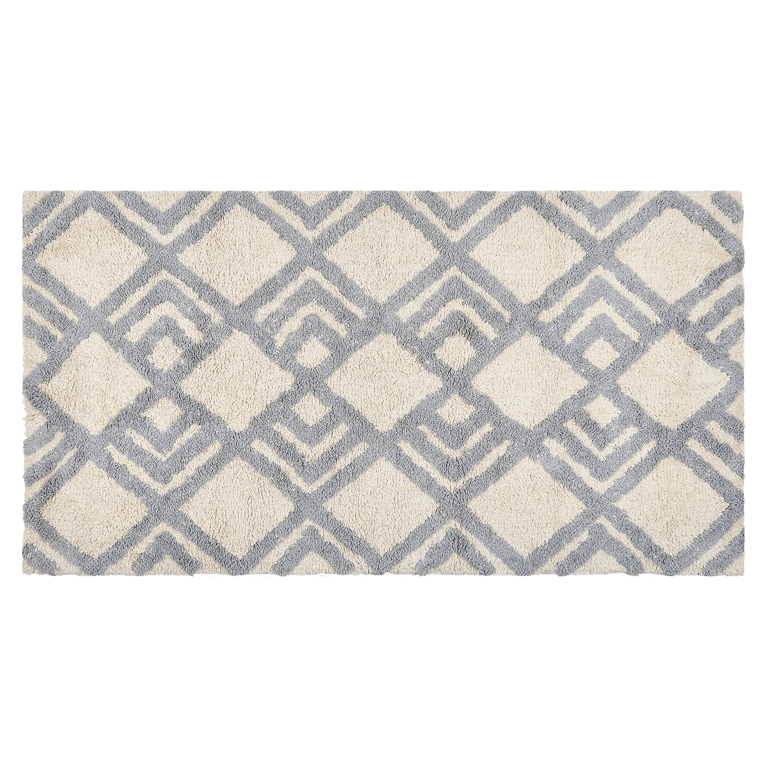 Gulvtæppe NEVSEHIR Beige 80 x 150 cm Bomuld