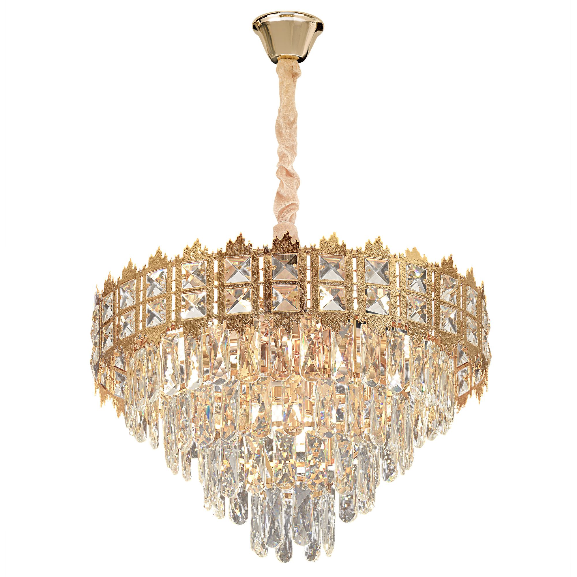 TOOLIGHT hængende loftlampe G049-CP 60CM 60CM Guld 83x55x38cm