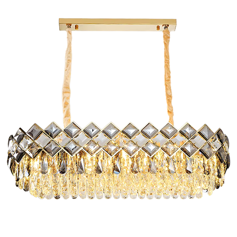 Toolight Pendellampe APP1539-12CP80 Guld 80x29x29cm