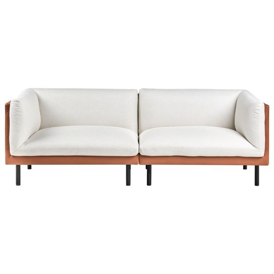 Sofa 3 personers VORGOD Cremehvid