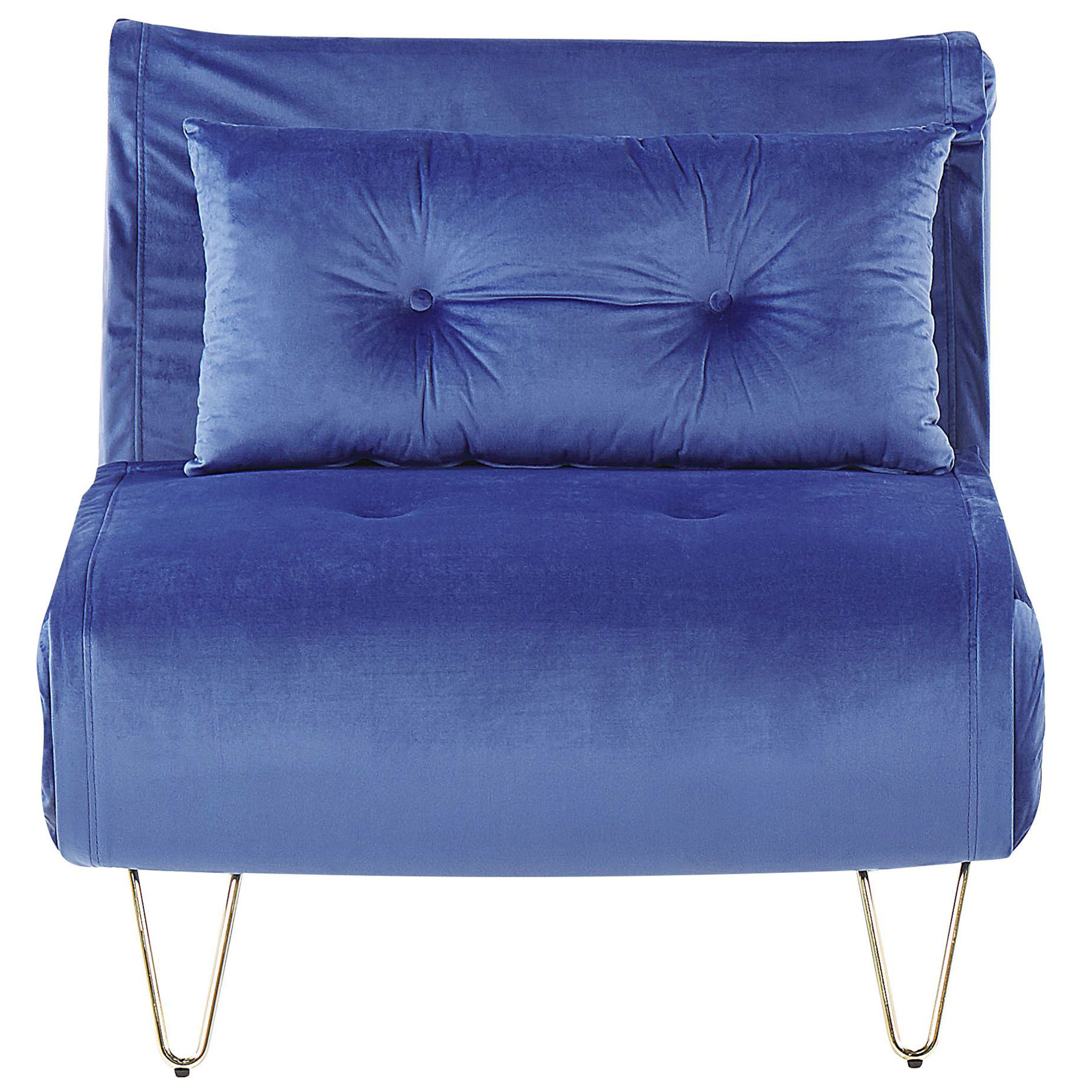 Sovestol VESTFOLD Velour Navy Blå