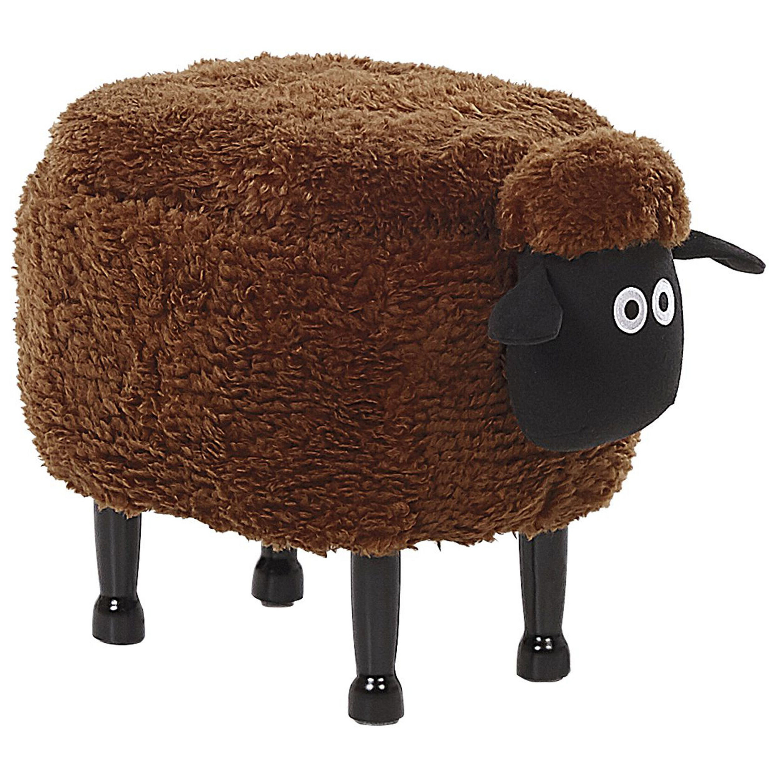 Dyrepuf med opbevaring SHEEP Får Brun
