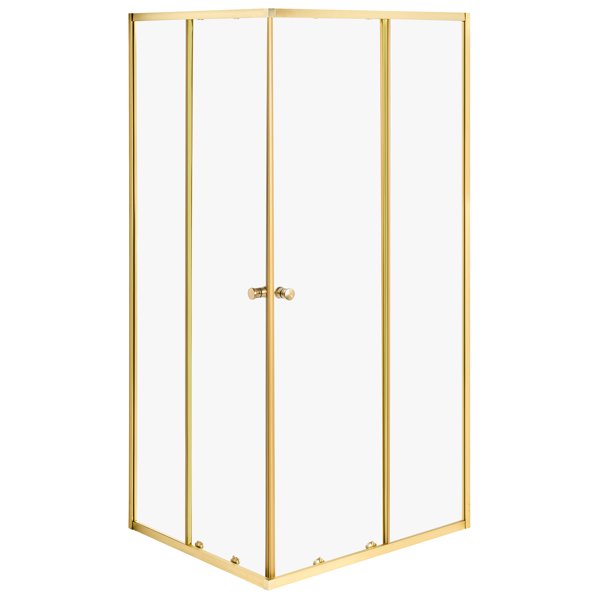 Brusekabine HUAPI 90 x 90 x 190 cm Guld