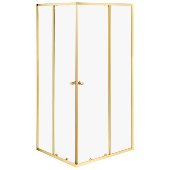 Brusekabine HUAPI 90 x 90 x 190 cm Guld