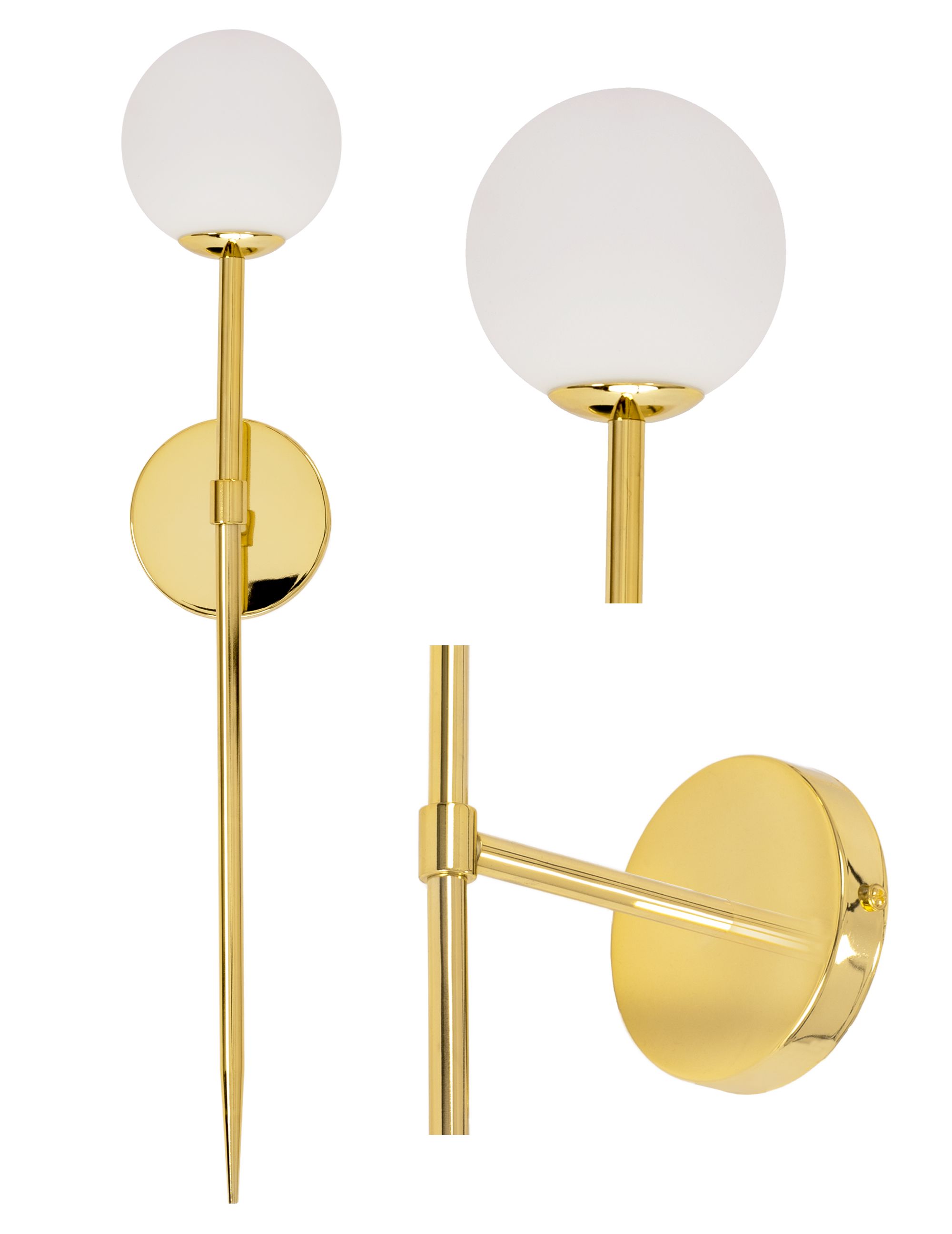 TOOLIGHT væglampe APP578-1W Guld 52x10x42cm