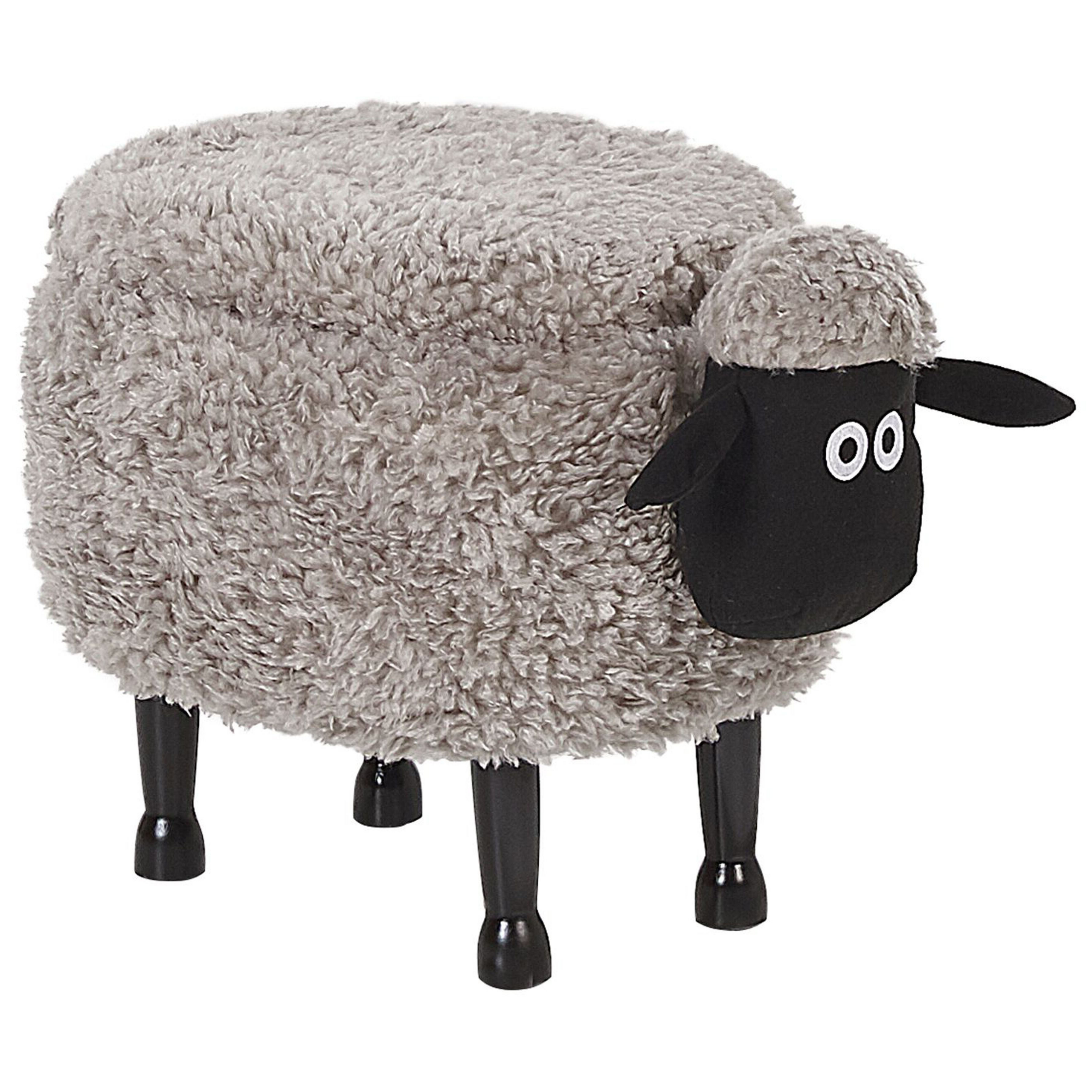 Dyrepuf med opbevaring SHEEP Får Grå