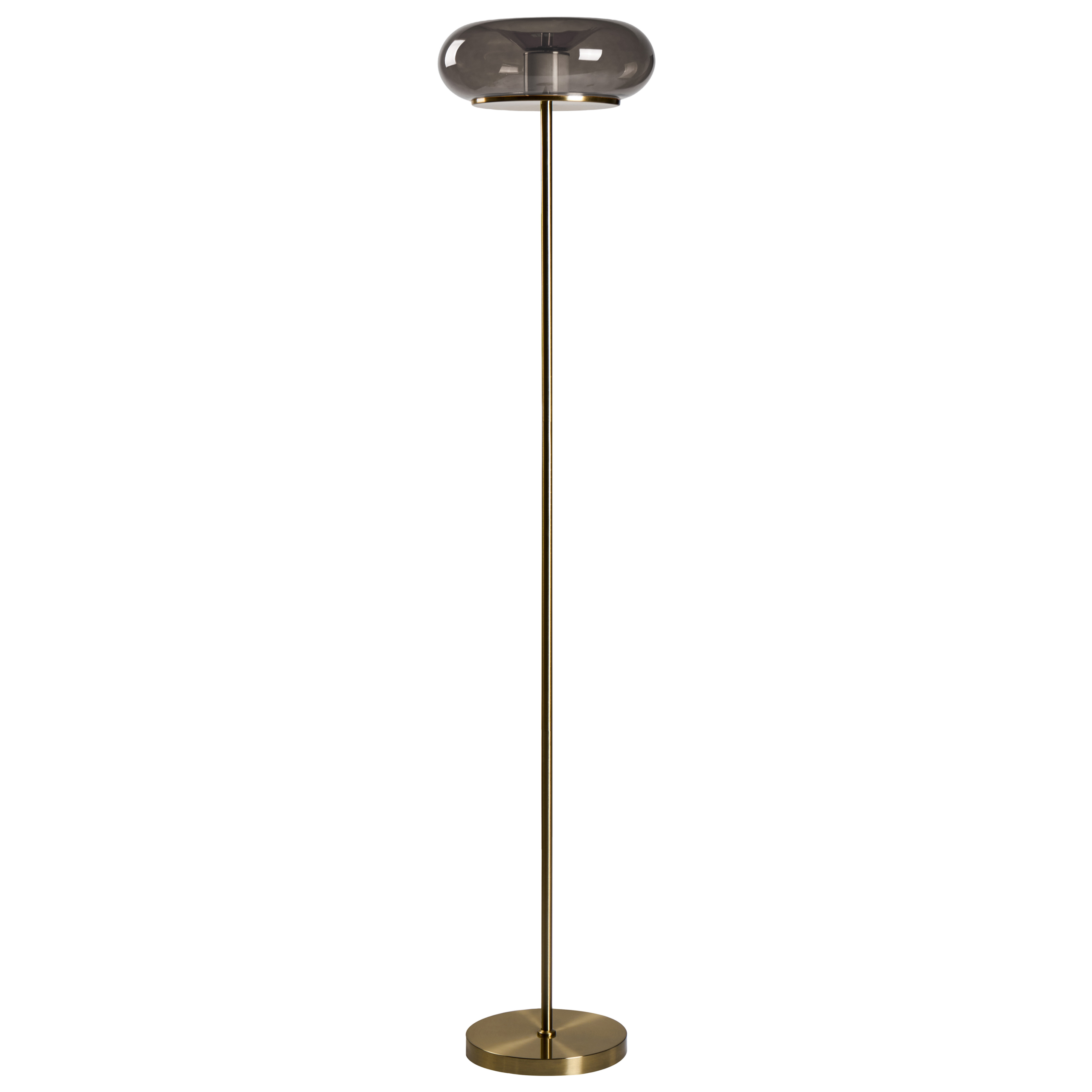 LED-gulvlampe NITH Med dæmpning Glas Grå