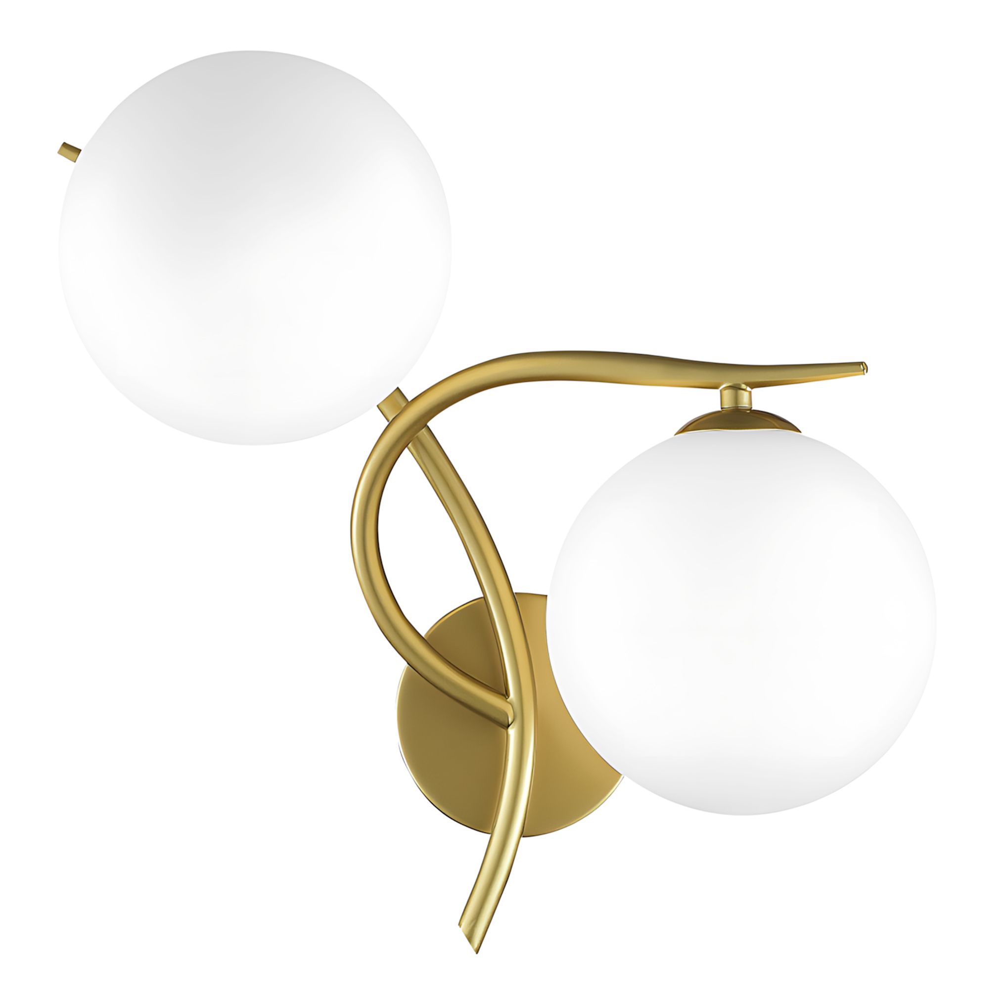 Toolight Væglampe G132-2W LED Guld 23x23x30cm