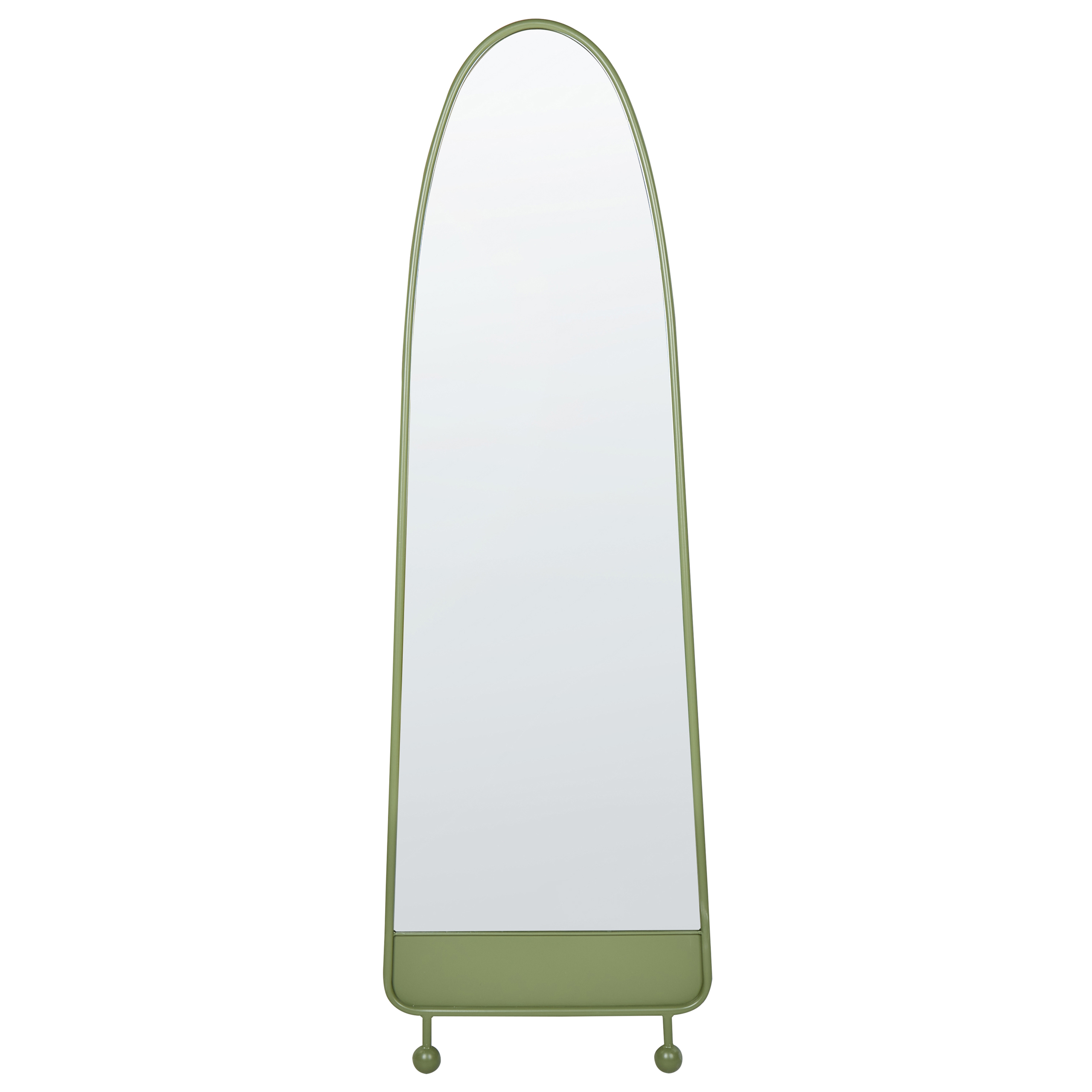 Vægspejl PARNAY 45 cm 146 cm Metal Olivengrøn