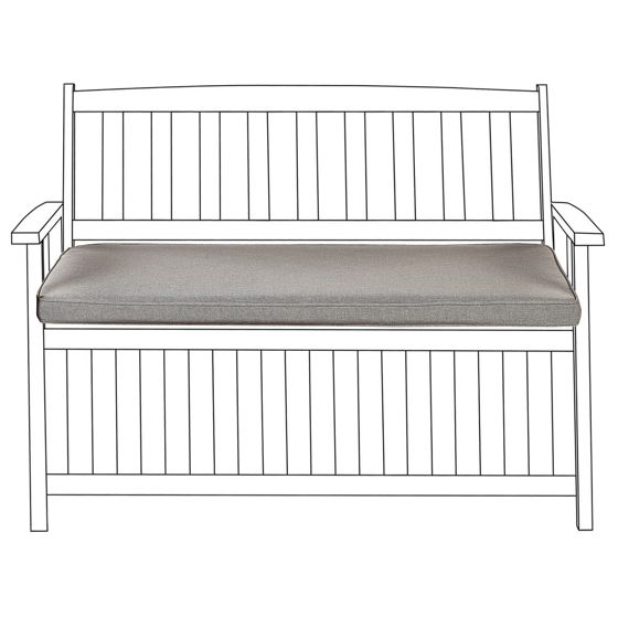 Siddehynde til bænk SOVANA 108 x 45 cm Grå