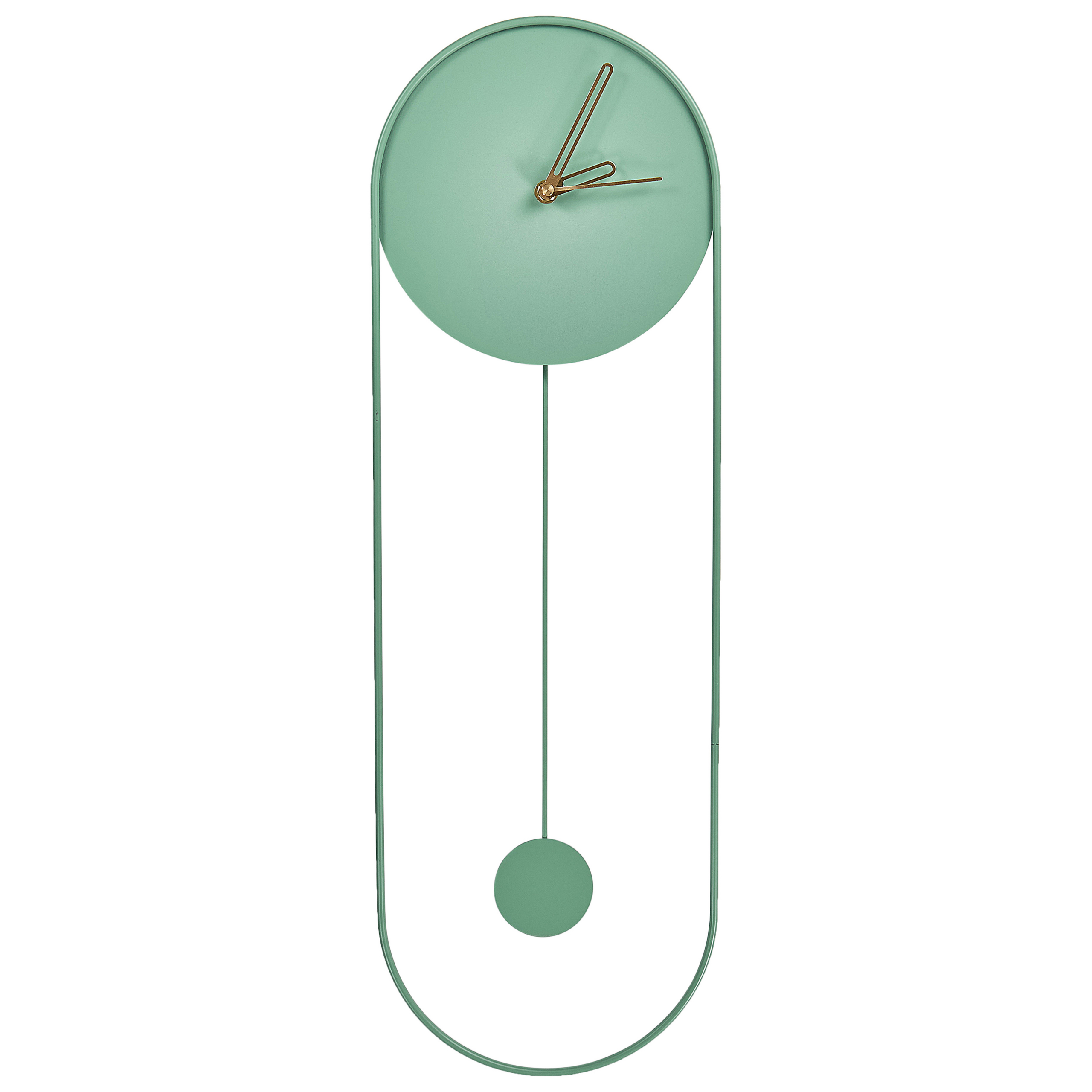 Pendul ur SALVAN 20 cm Metal Lysegrøn