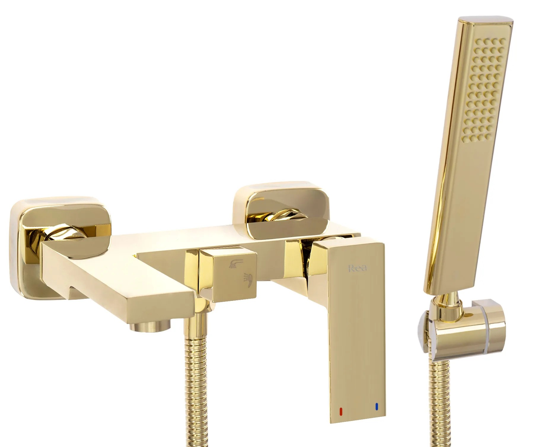 REA badekarsarmatur FENIX , Guld, 19x18,5x10,5cm