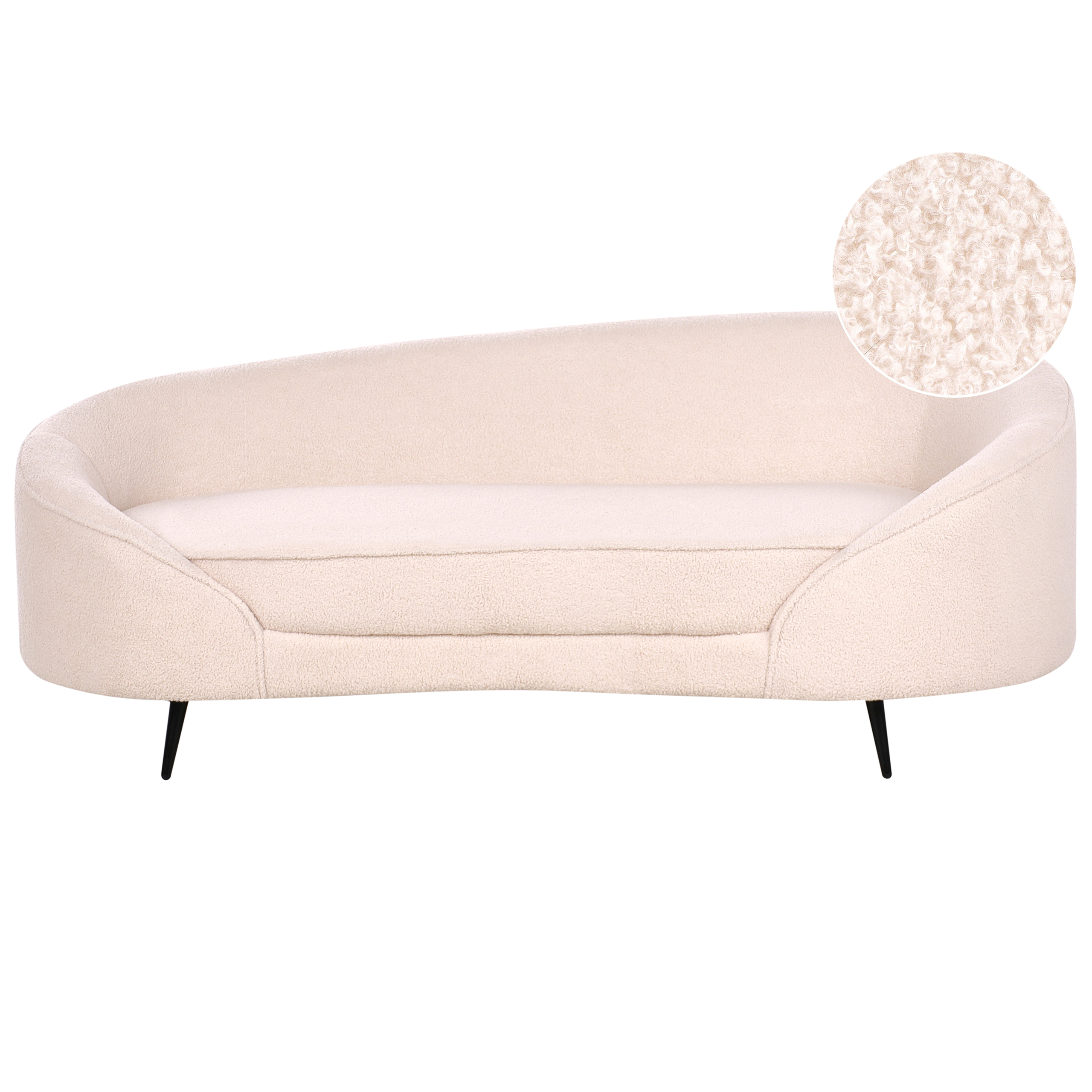 Sofa 2 personers SAVAR Boucle Beige