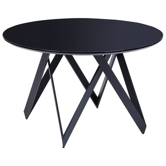 Spisebord OXHILL Sort 120 cm 120 cm